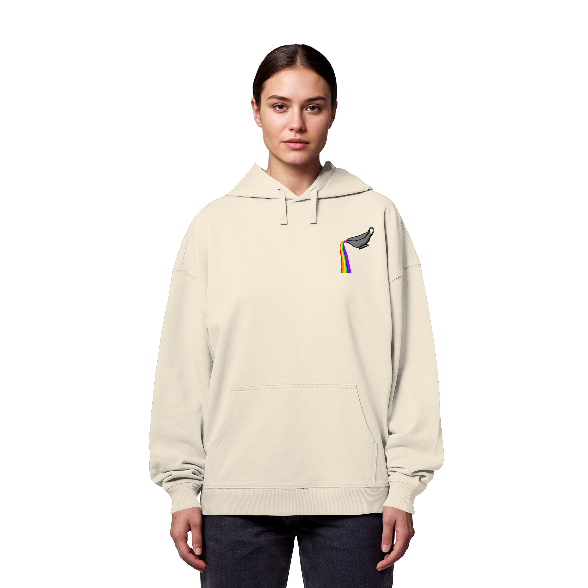 Regenbogen Soße: Sauciere - Organic Oversize Hoodie