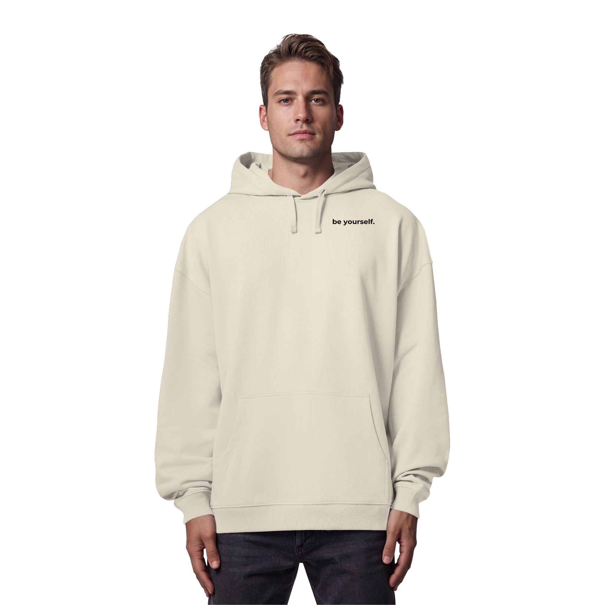Trans Umbrella Backprint - Organic Oversize Hoodie