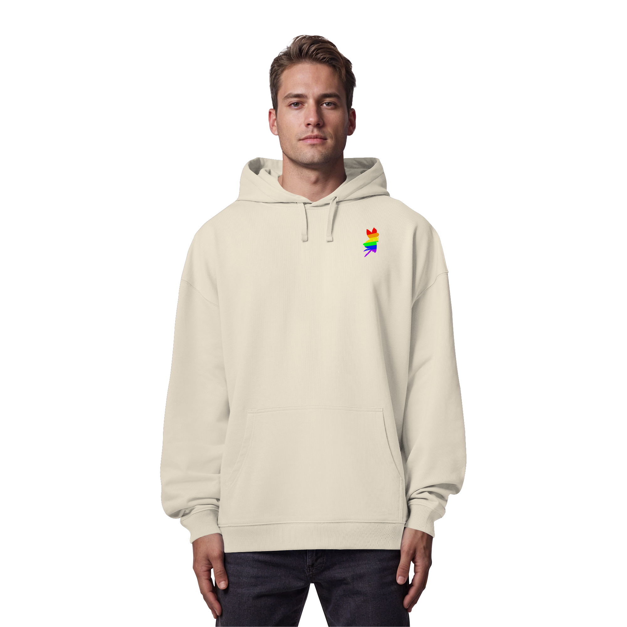 Regenbogen Fee - Organic Oversize Hoodie