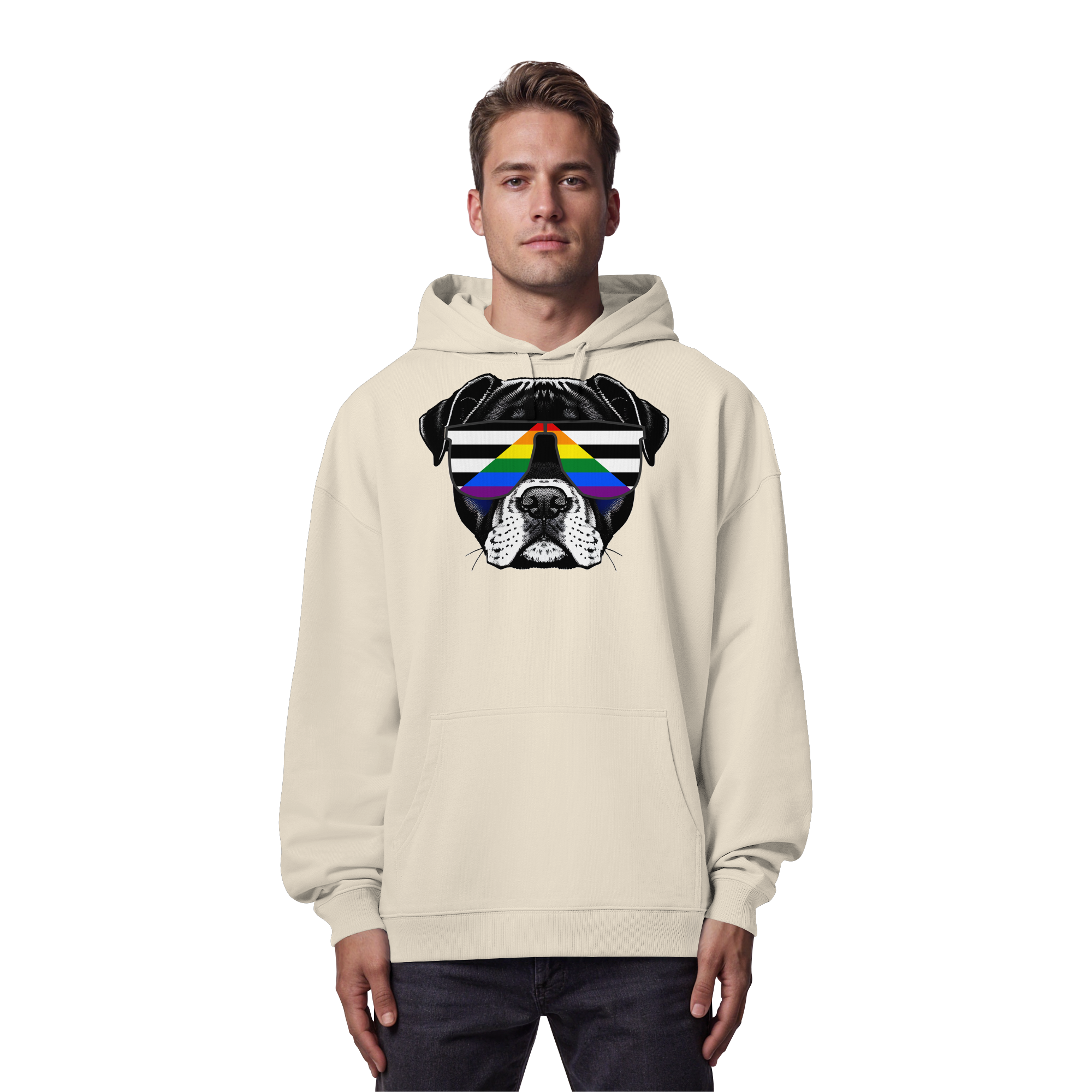 Straight Ally Doggo - Organic Oversize Hoodie