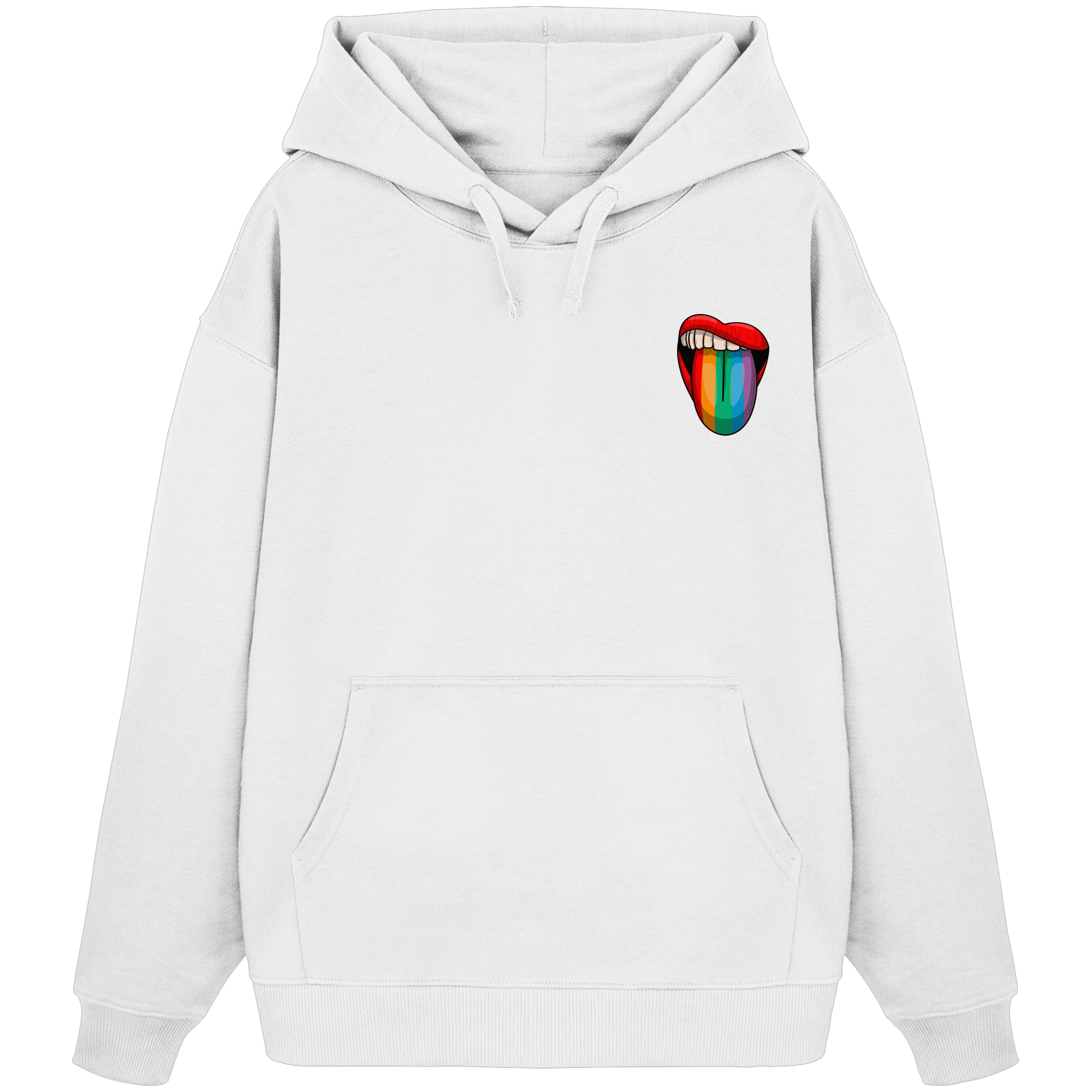 Speak Up or Shut Up Backprint - Organic Oversize Hoodie