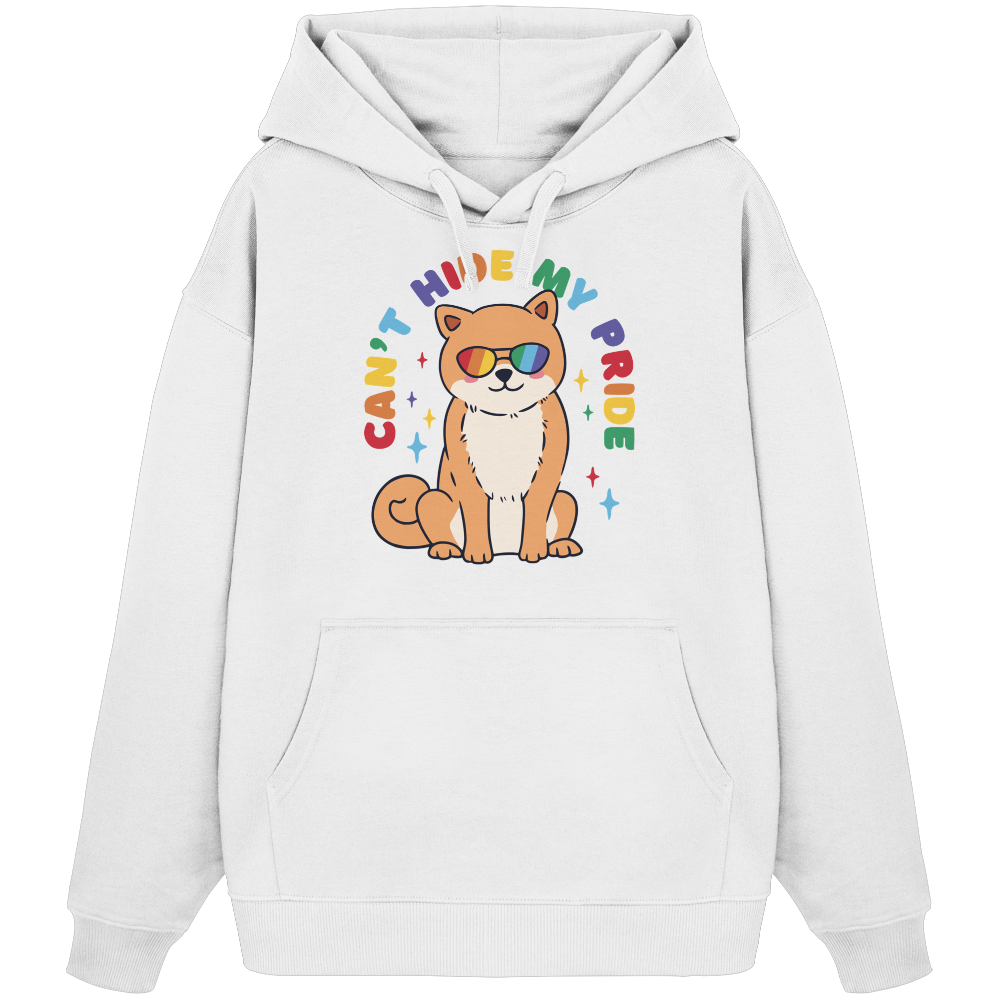 Can't Hide my Pride Doggo - Organic Oversize Hoodie