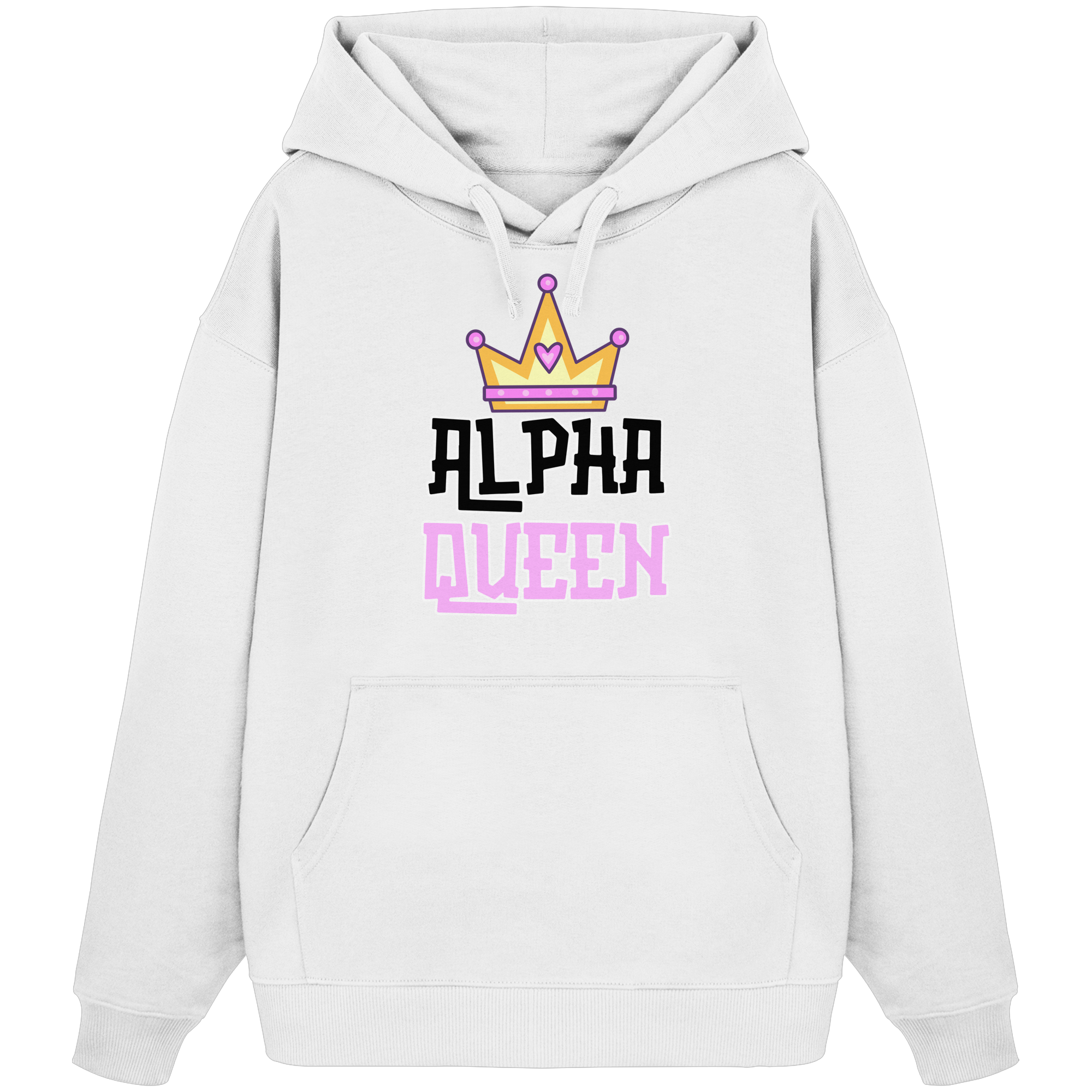 Alpha Queen - Organic Oversize Hoodie