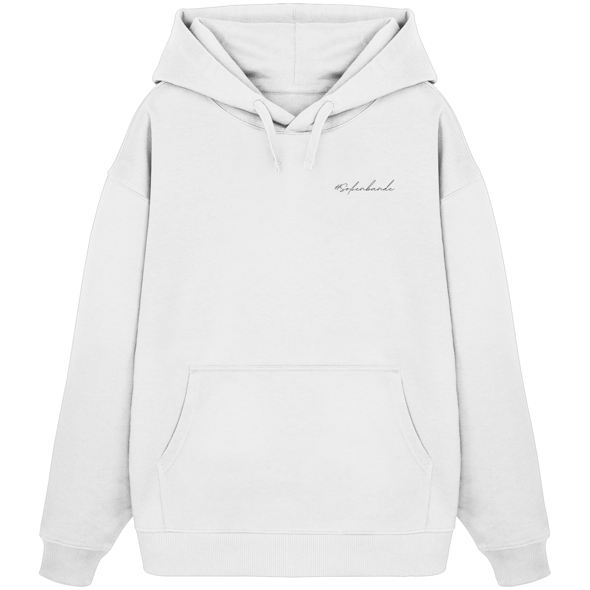 #Soßenbande (schwarze Schrift) - Organic Oversize Hoodie