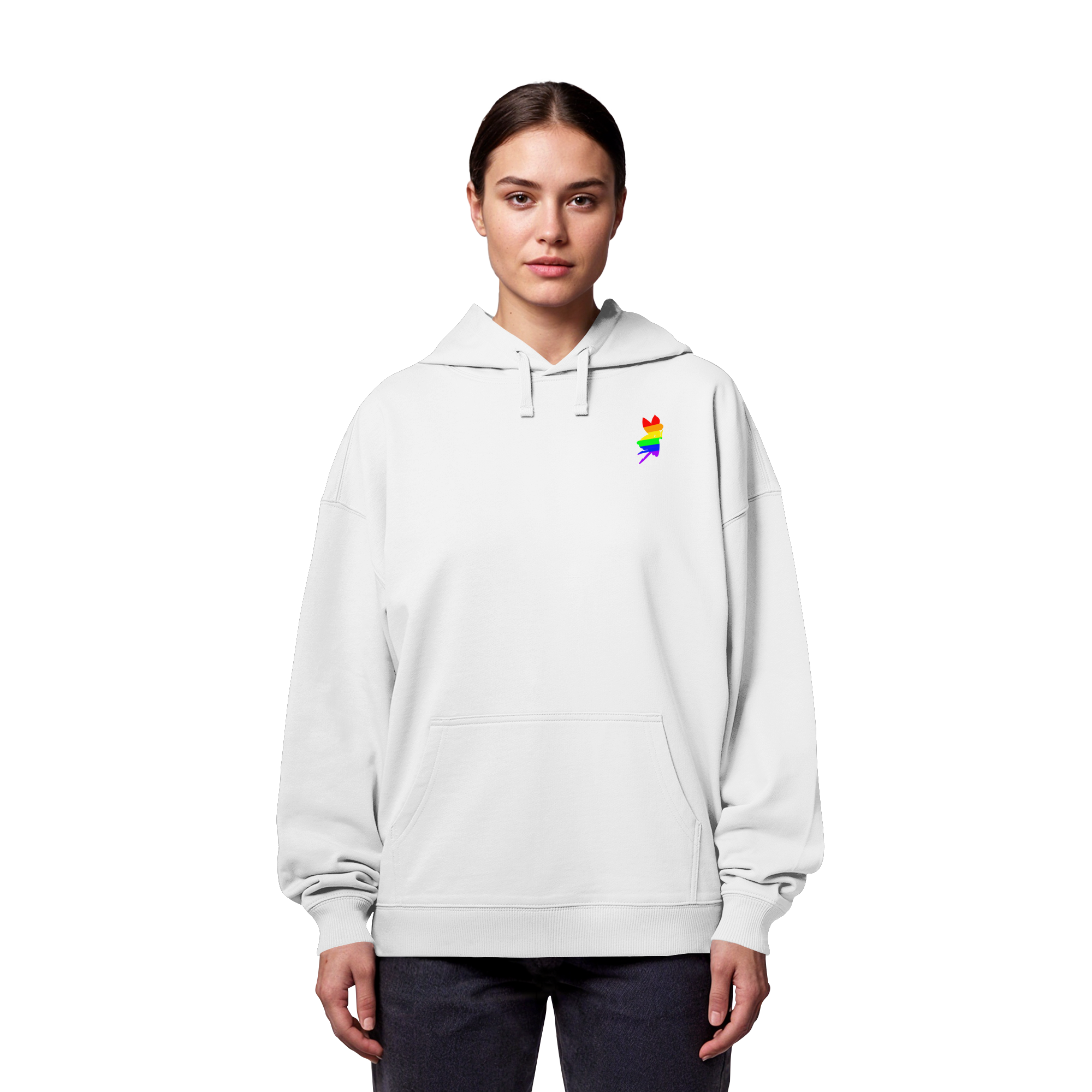 Regenbogen Fee - Organic Oversize Hoodie