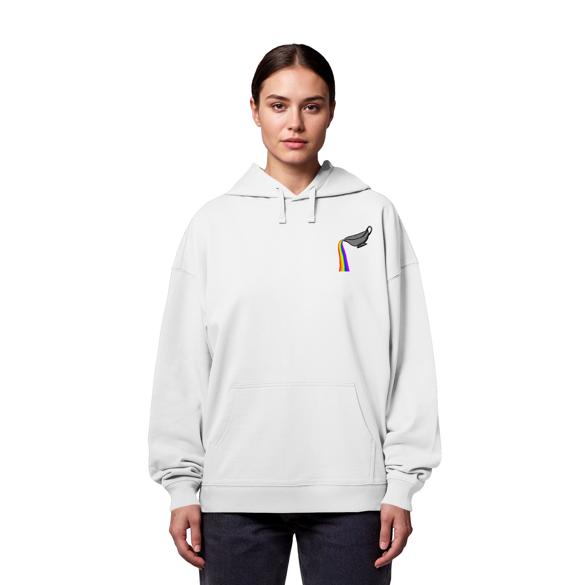 Regenbogen Soße: Sauciere - Organic Oversize Hoodie