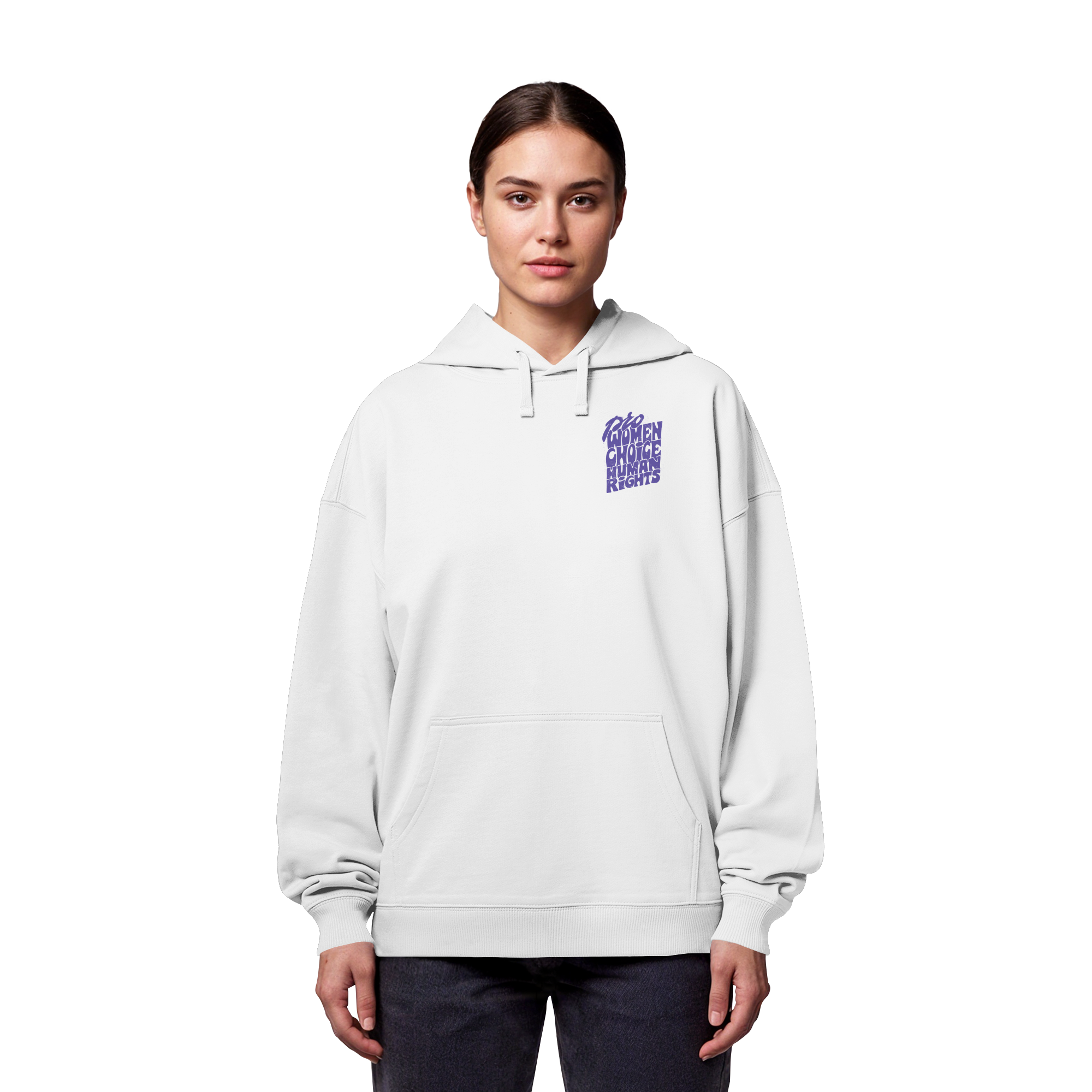 Pro Women Choice Human Rights "Lila Edition" - Organic Oversize Hoodie