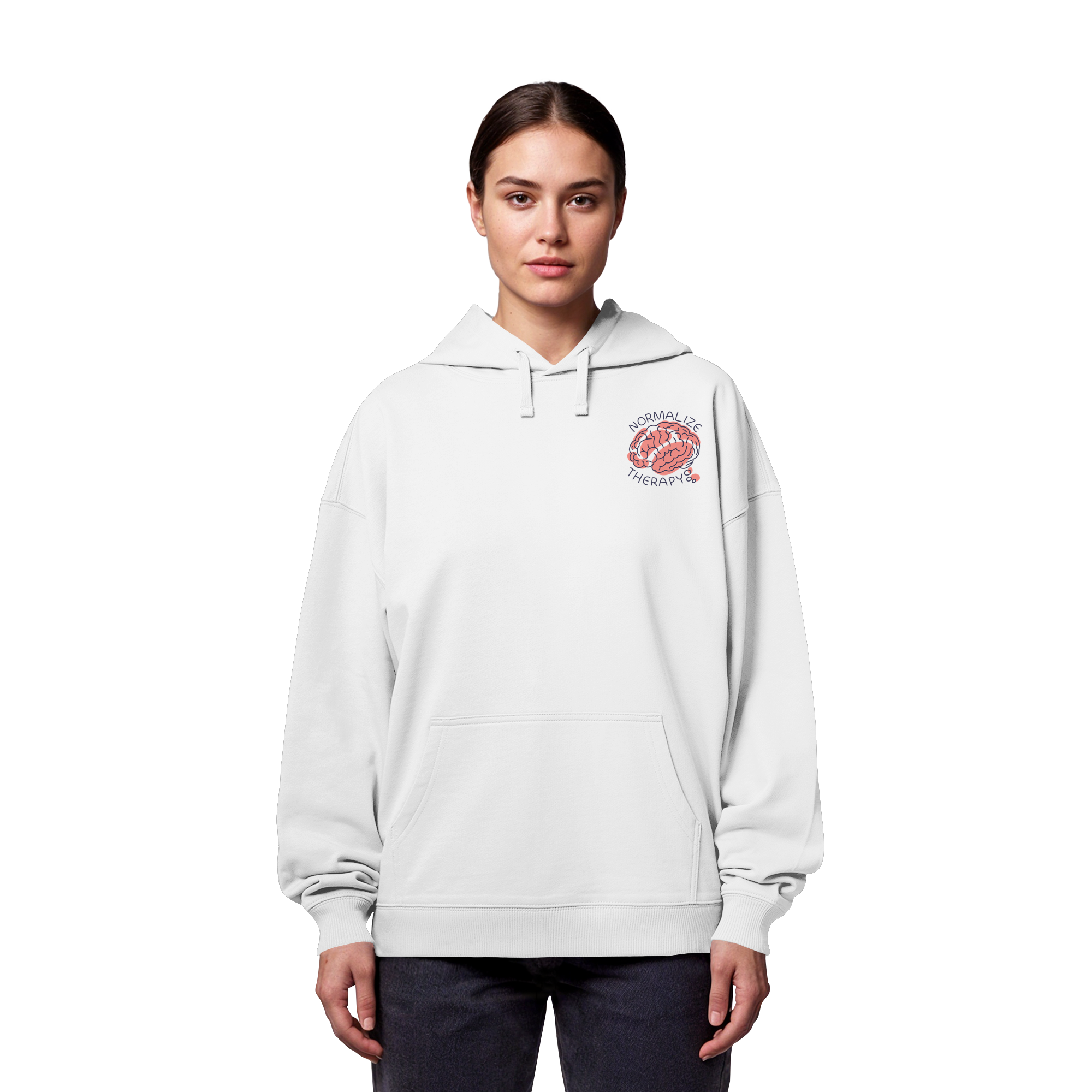 Normalize Therapy - Organic Oversize Hoodie
