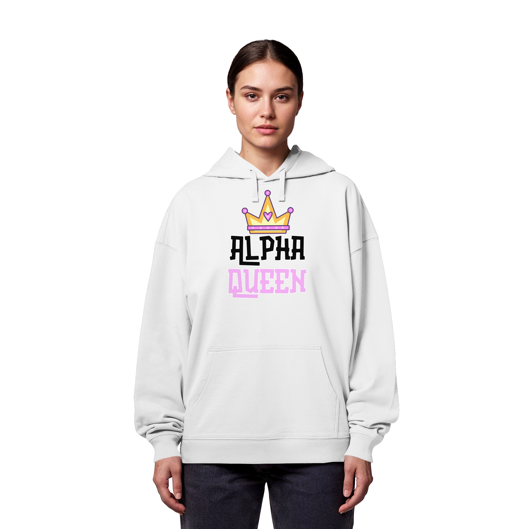 Alpha Queen - Organic Oversize Hoodie