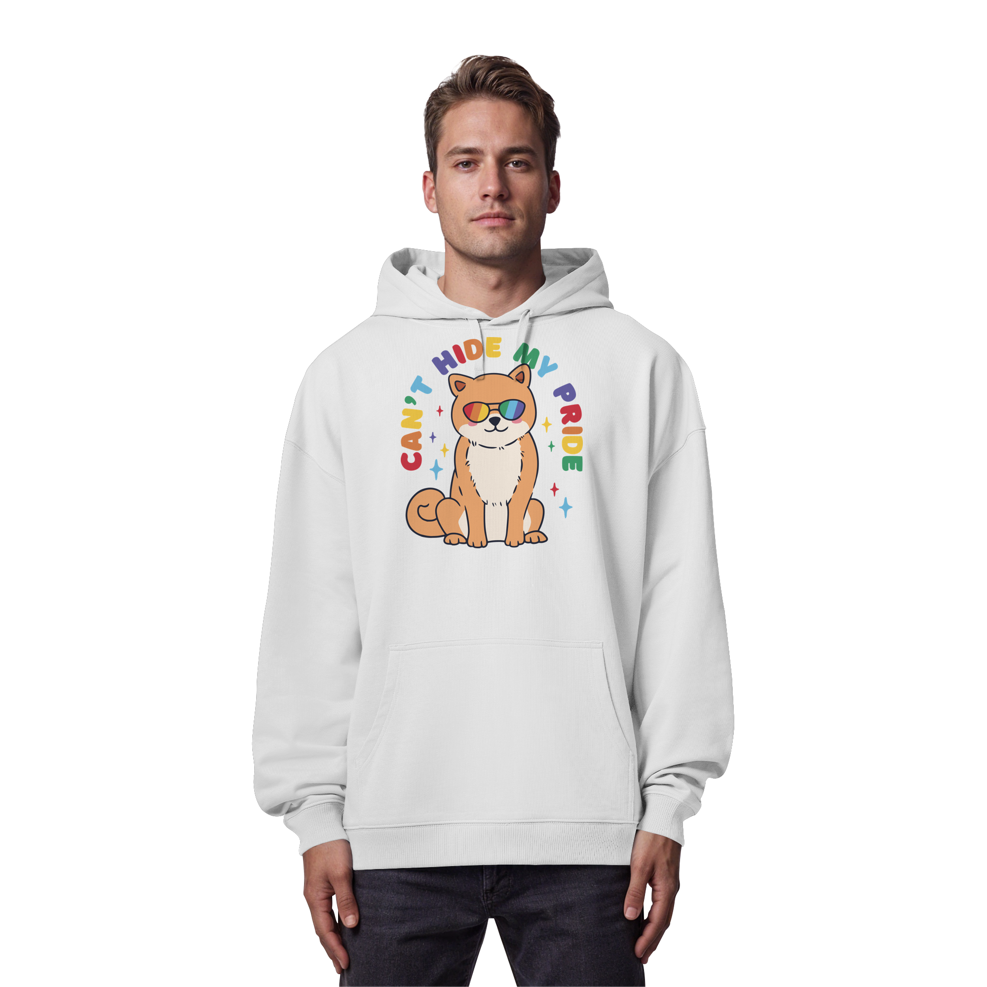 Can't Hide my Pride Doggo - Organic Oversize Hoodie