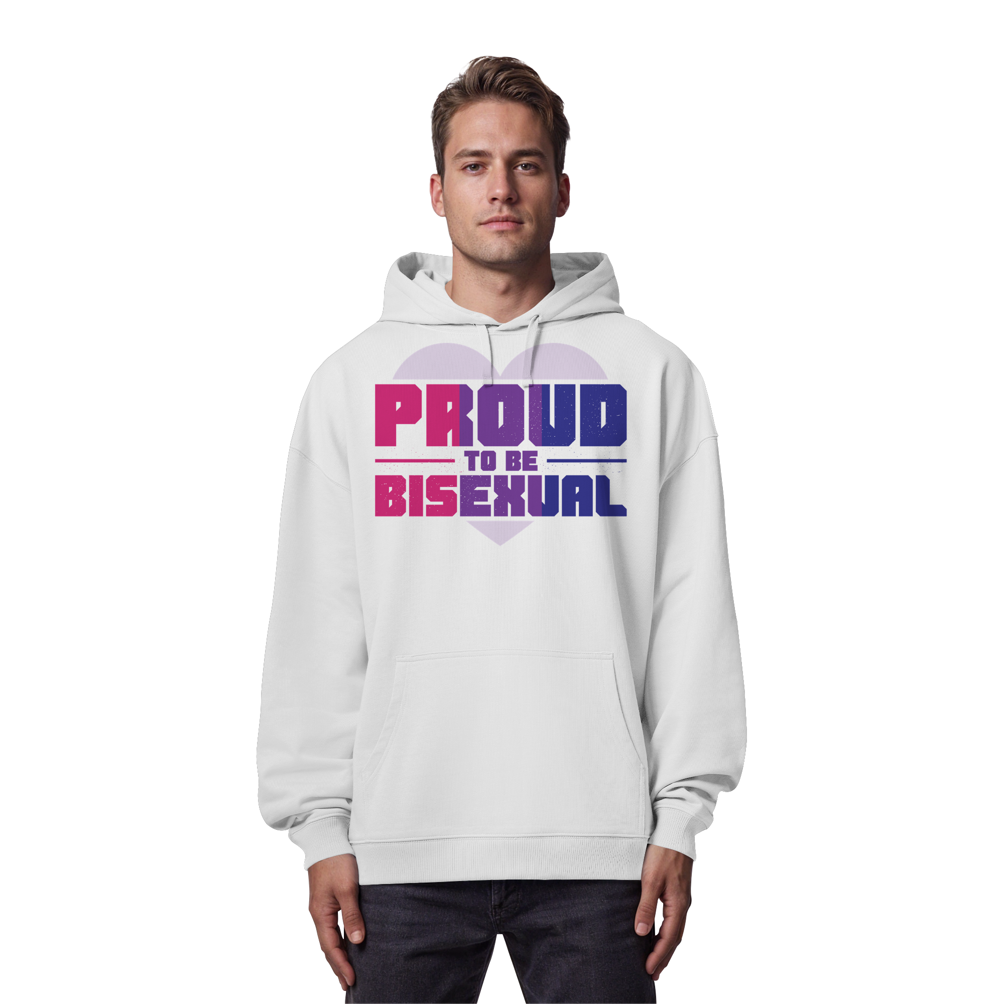 Proud to be Bisexual - Organic Oversize Hoodie