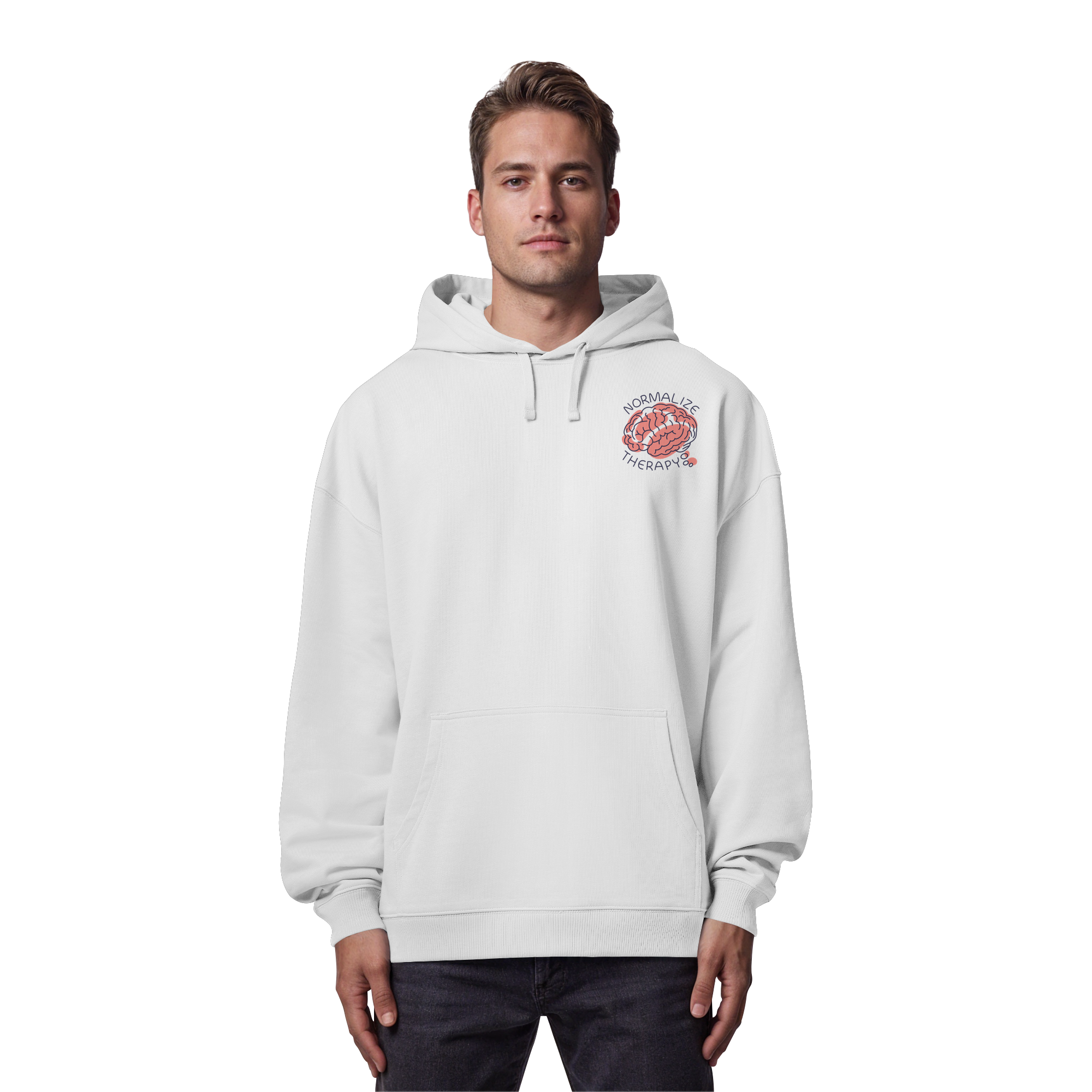 Normalize Therapy - Organic Oversize Hoodie