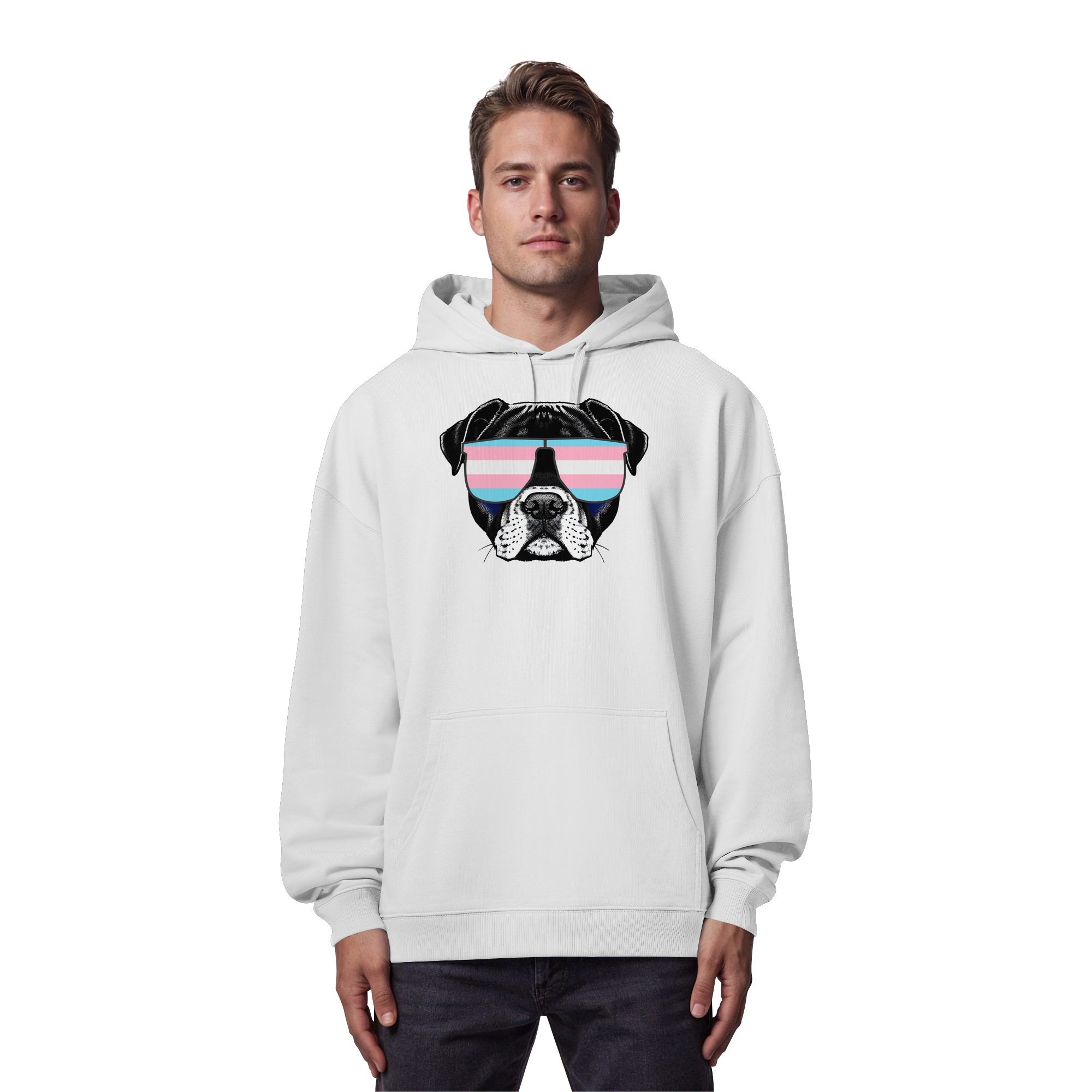 Trans Doggo - Organic Oversize Hoodie