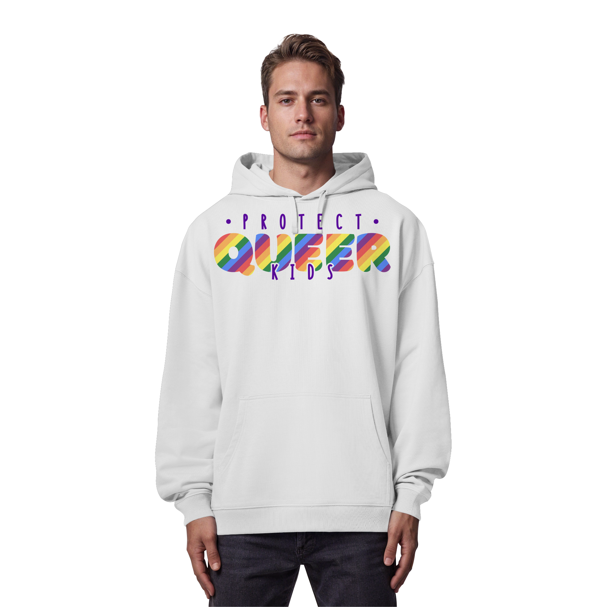 Protect Queer Kids - Organic Oversize Hoodie