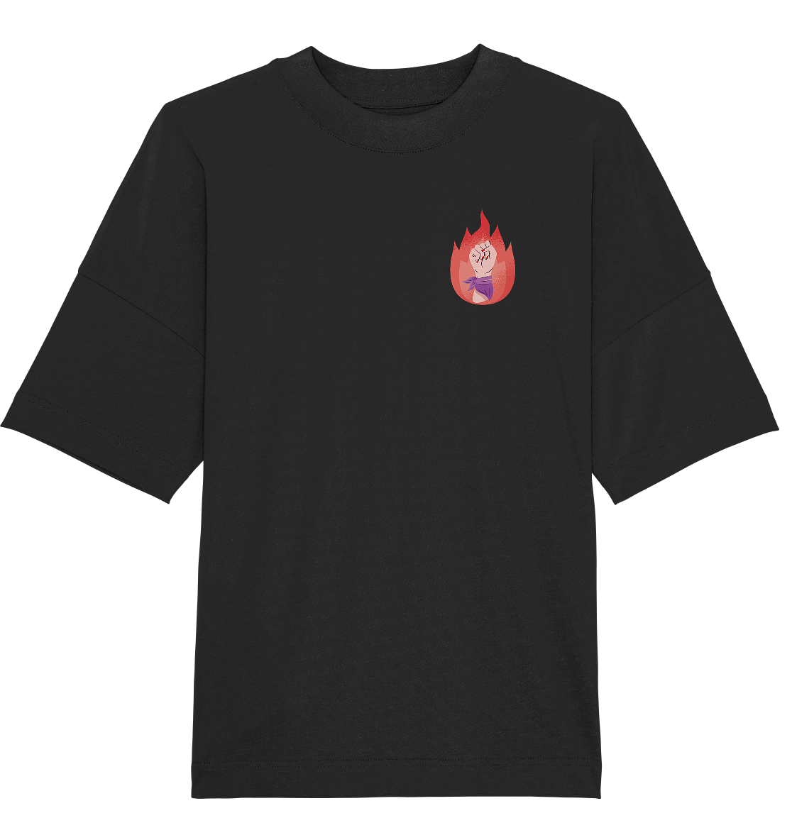 It's a Beautiful Day to Smash the Patriarchy Backprint - Organic Oversize Shirt