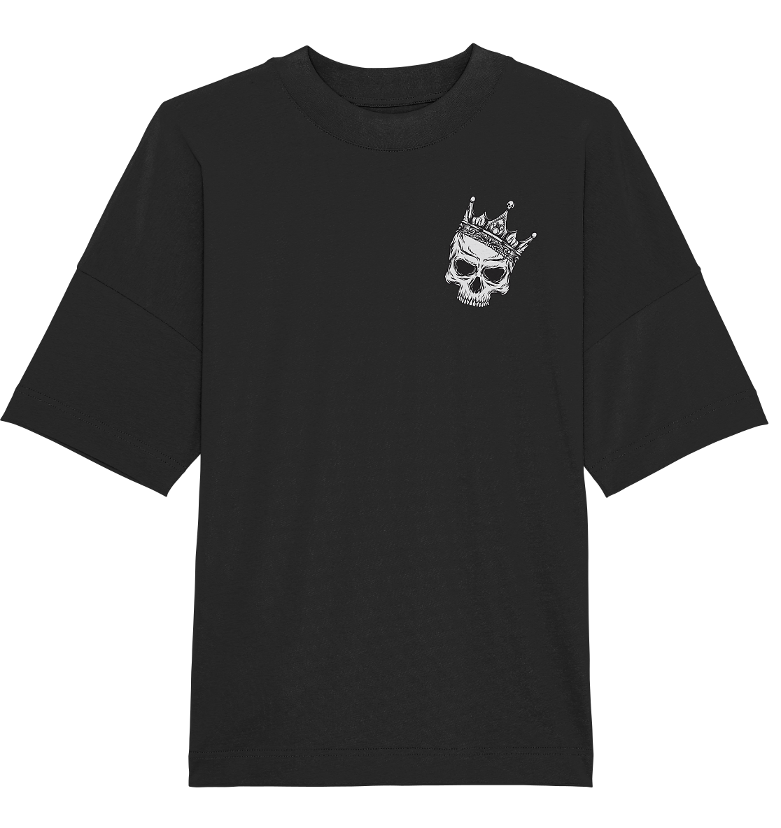 Eat the Rich "Skull Edition" Backprint - Organic Oversize Shirt