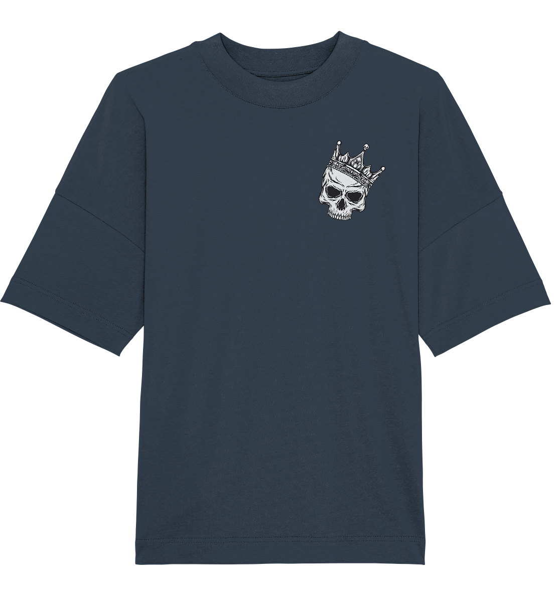 Eat the Rich "Skull Edition" Backprint - Organic Oversize Shirt