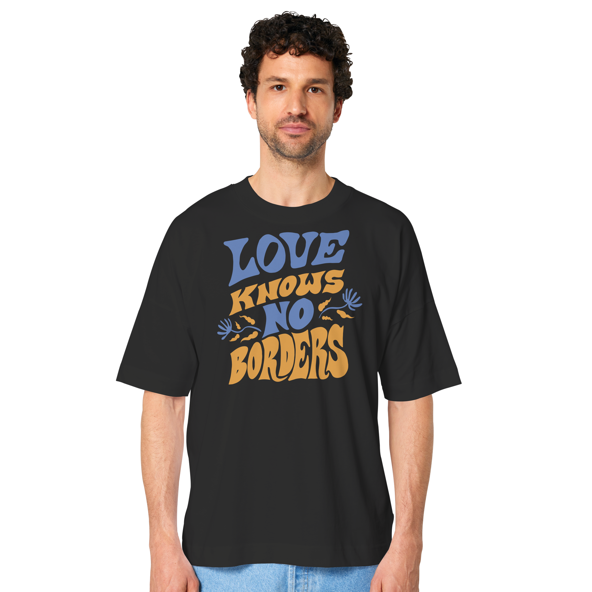 Love Knows No Borders - Organic Oversize Shirt