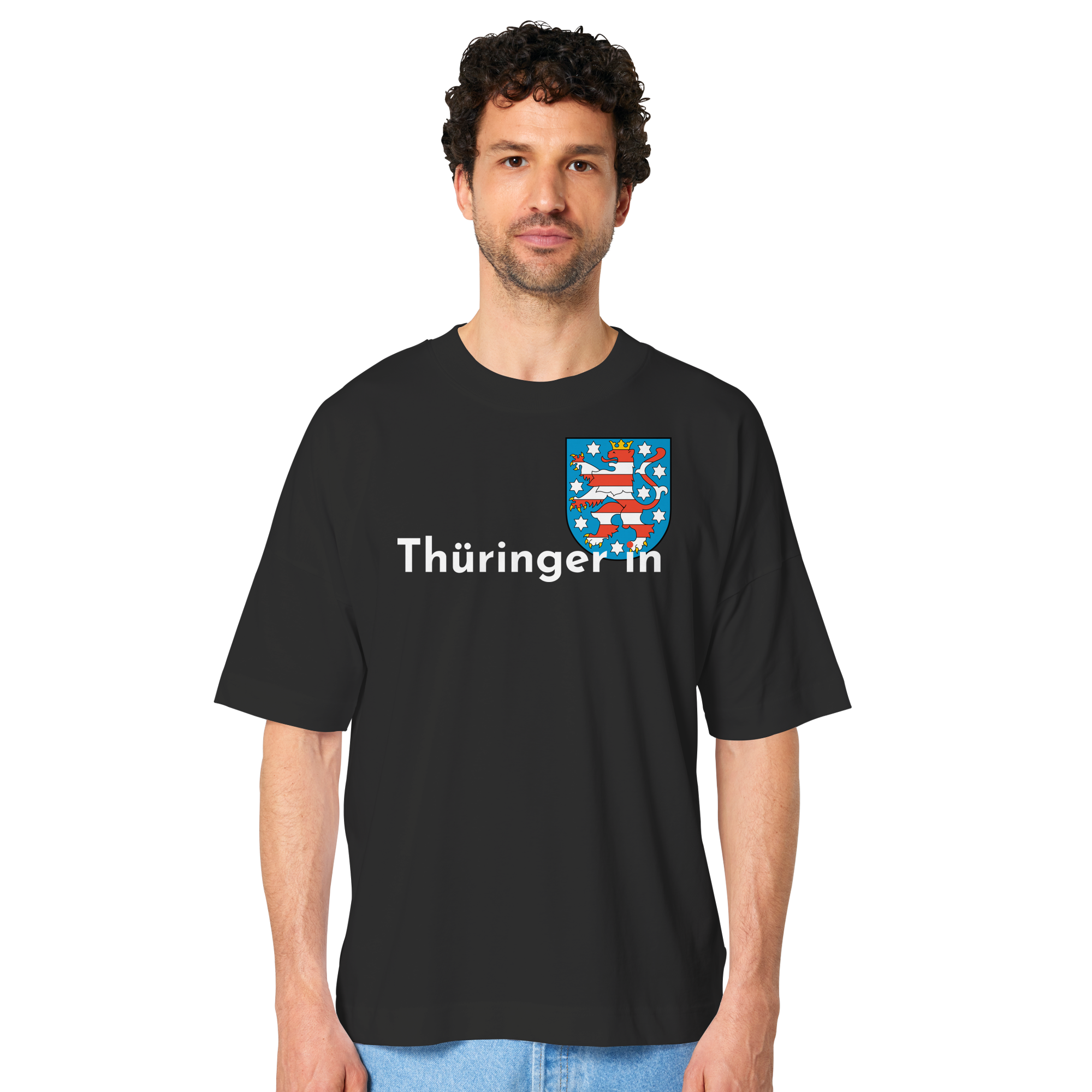 Thüringer*in "Wappen Edition" - Organic Oversize Shirt