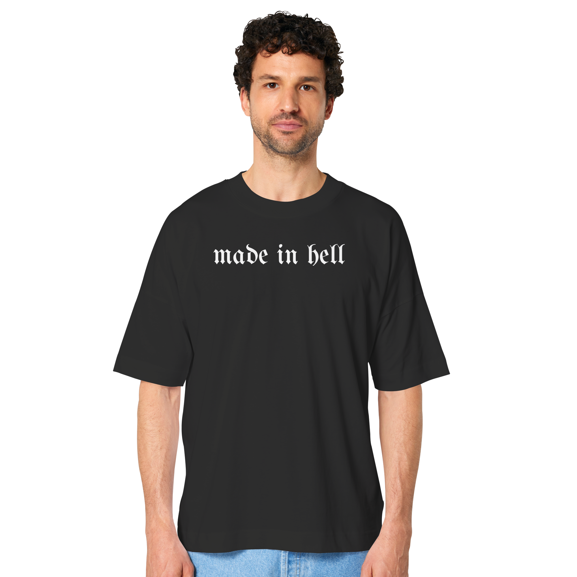 made in hell - Organic Oversize Shirt
