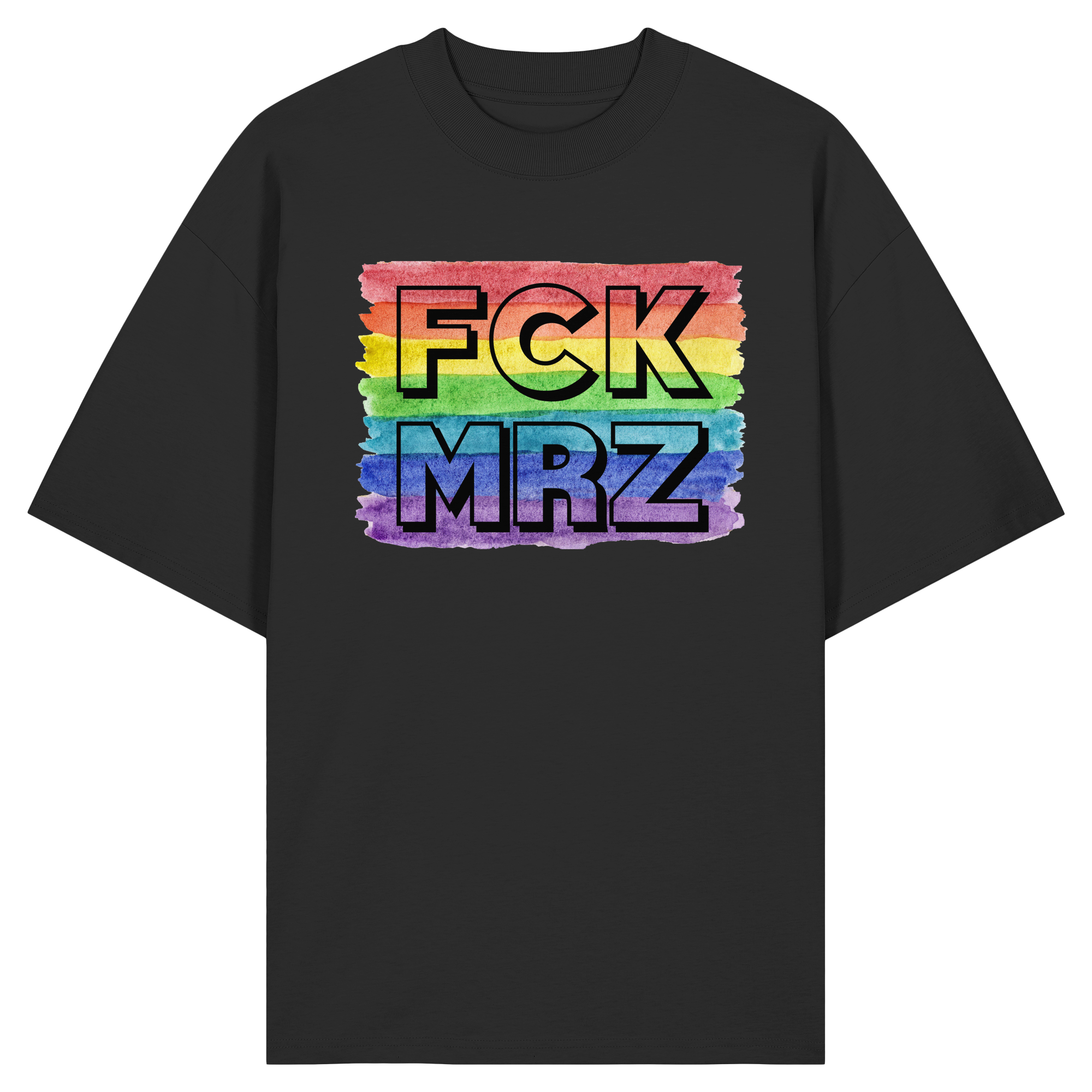 FCK MRZ "Rainbow Resistance Edition" - Organic Oversize Shirt