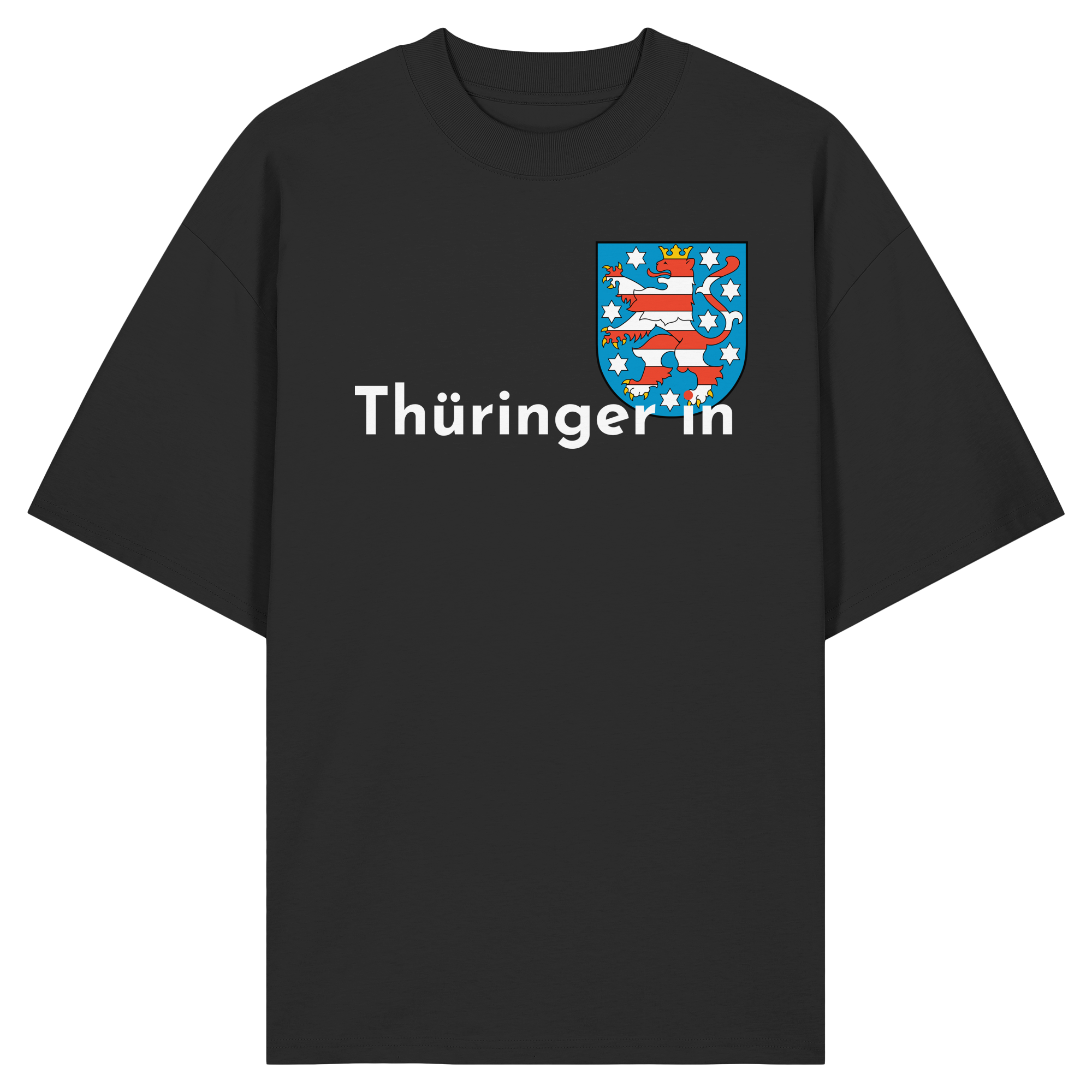 Thüringer*in "Wappen Edition" - Organic Oversize Shirt
