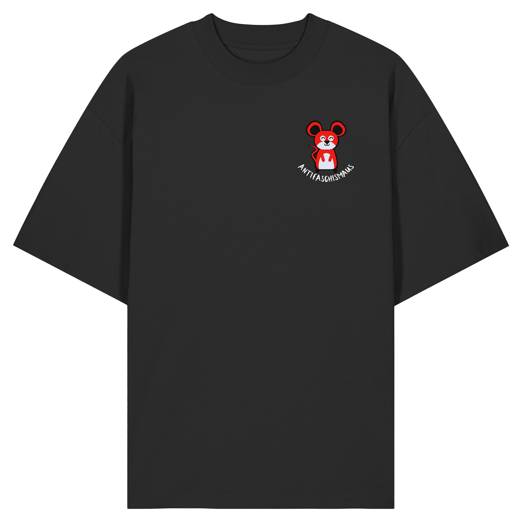 Antifaschismaus - Organic Oversize Shirt