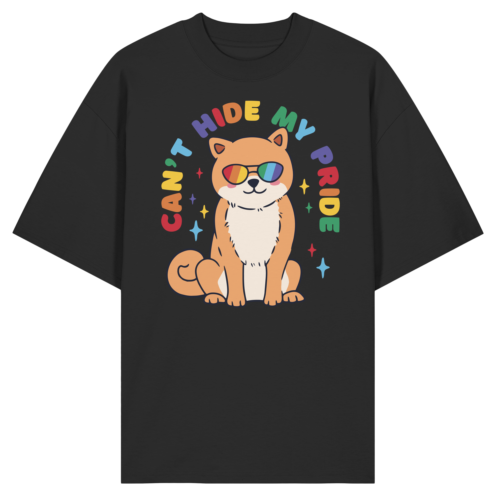 Can't Hide my Pride Doggo - Organic Oversize Shirt