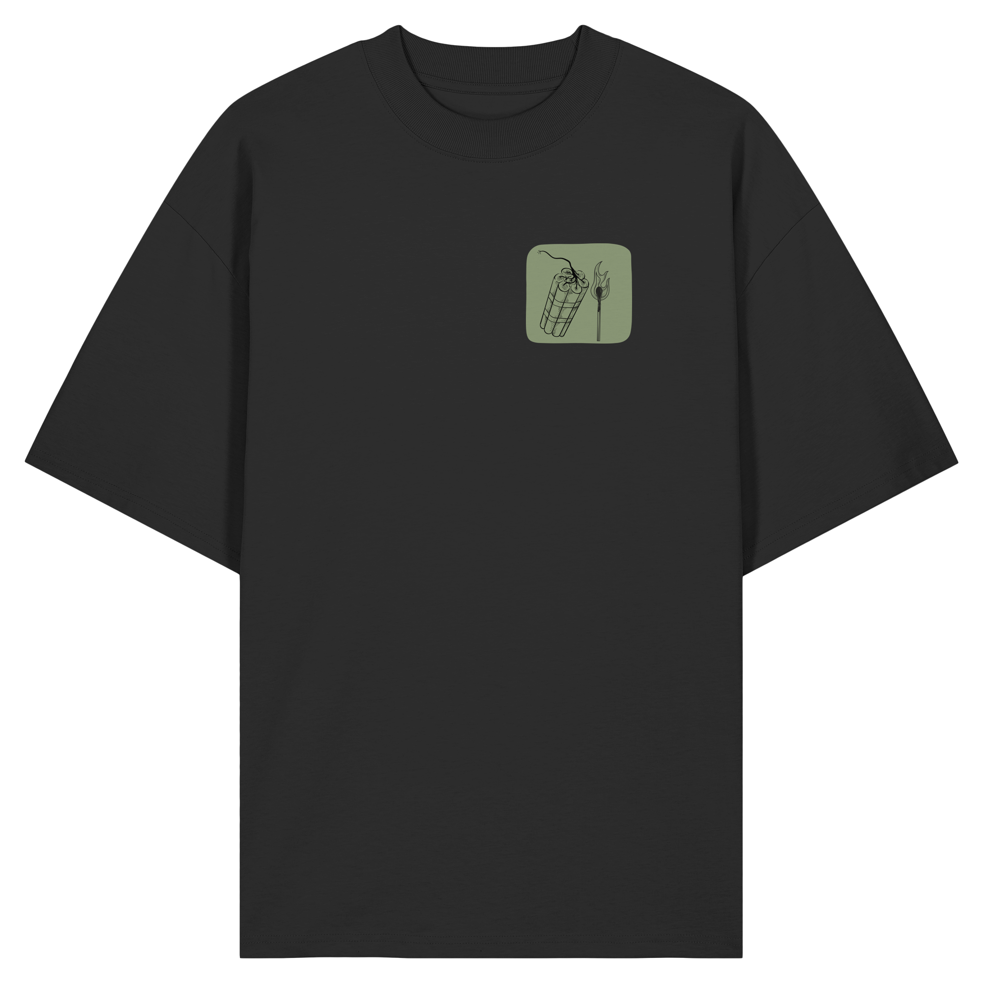 Feuer und Flamme fürs Patriarchat - Organic Oversize Shirt