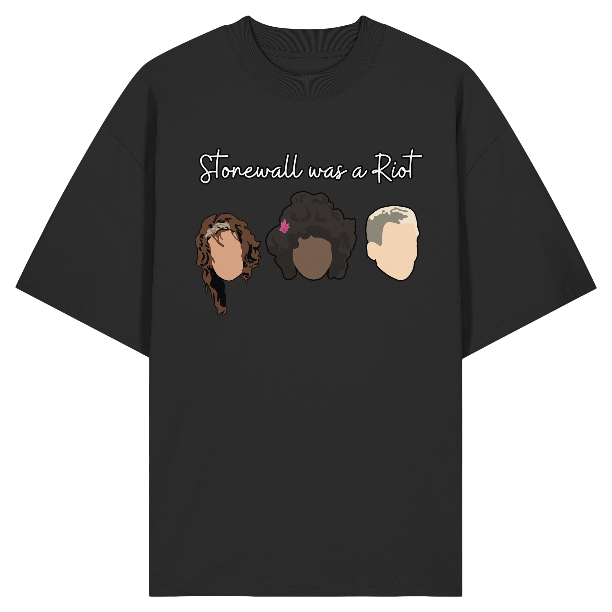 Stonewall was a Riot "Icons Edition" (dunkel) - Organic Oversize Shirt