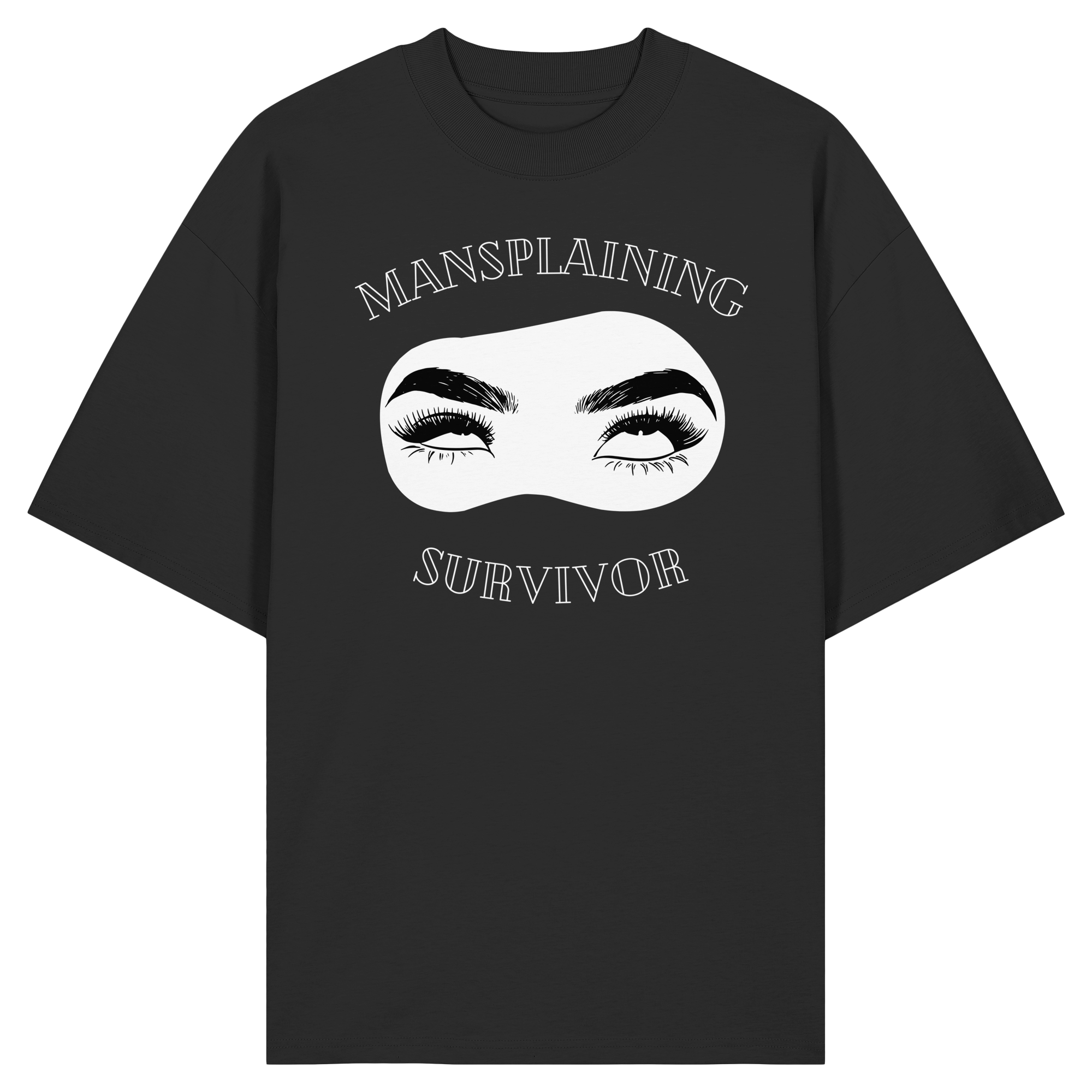 Mansplaining Survivor - Organic Oversize Shirt