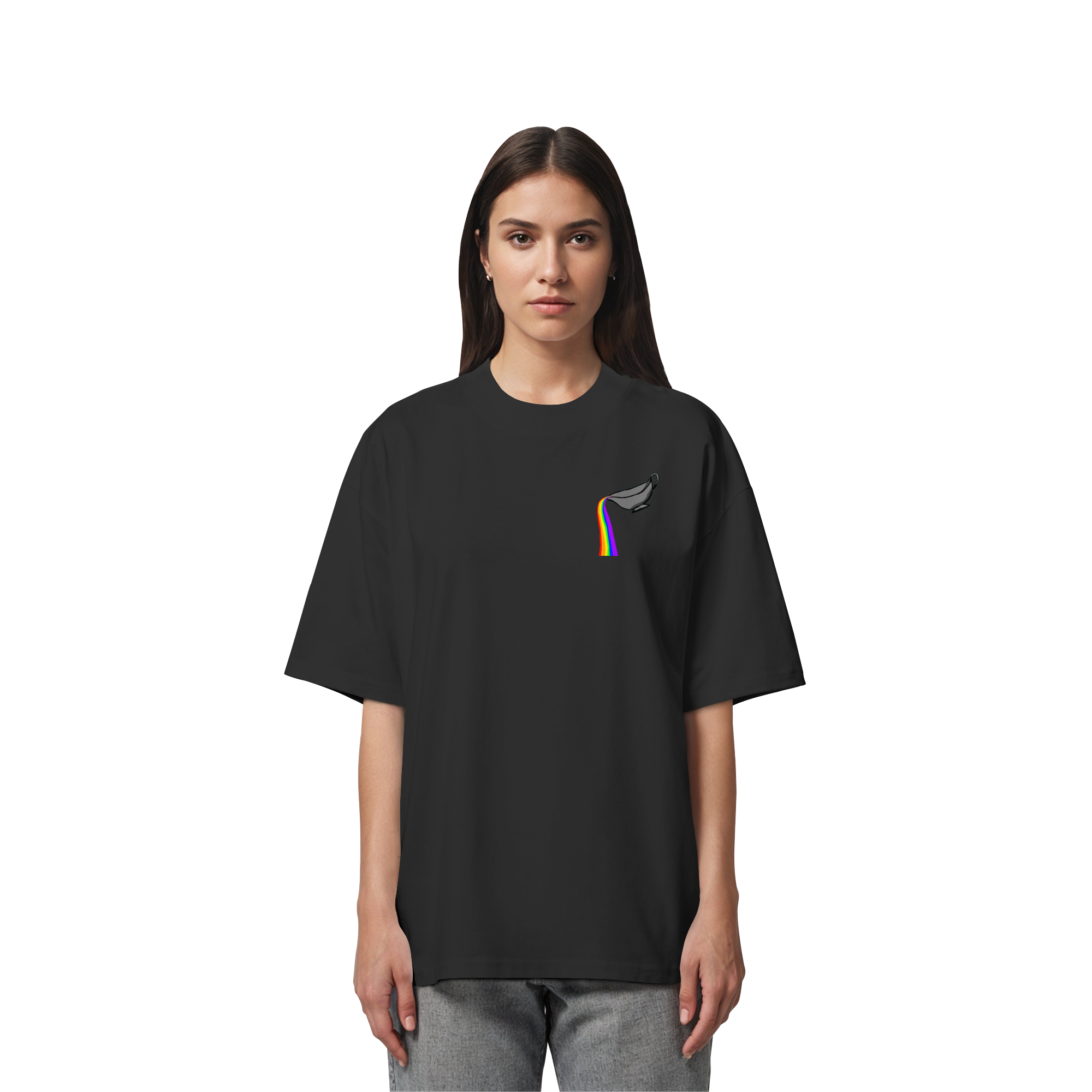 Regenbogen Soße: Sauciere - Organic Oversize Shirt