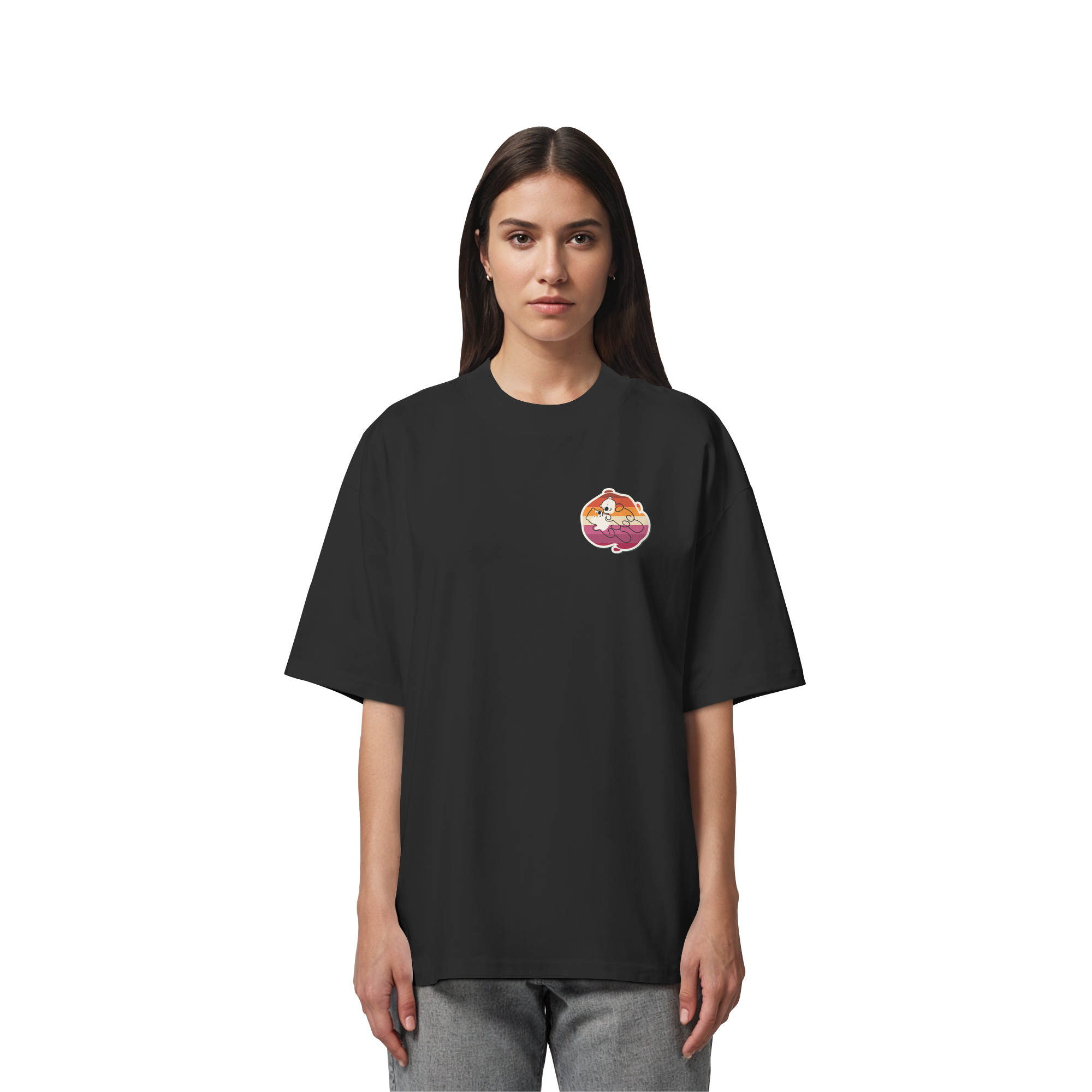 Lesbische Bieber - Organic Oversize Shirt