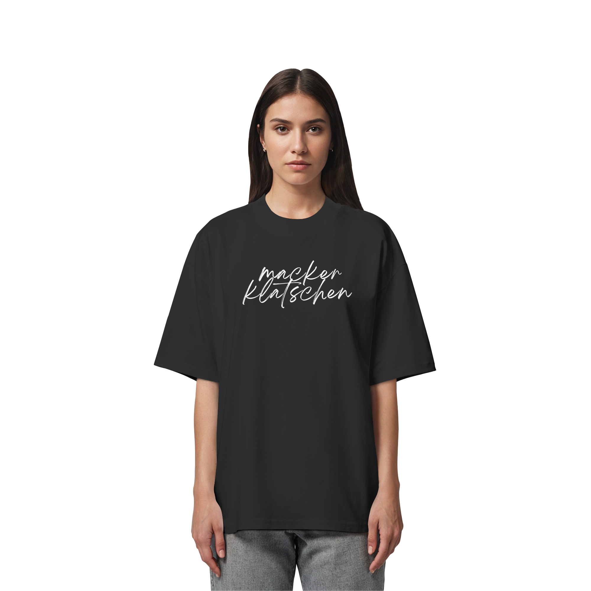 Macker klatschen - Organic Oversize Shirt