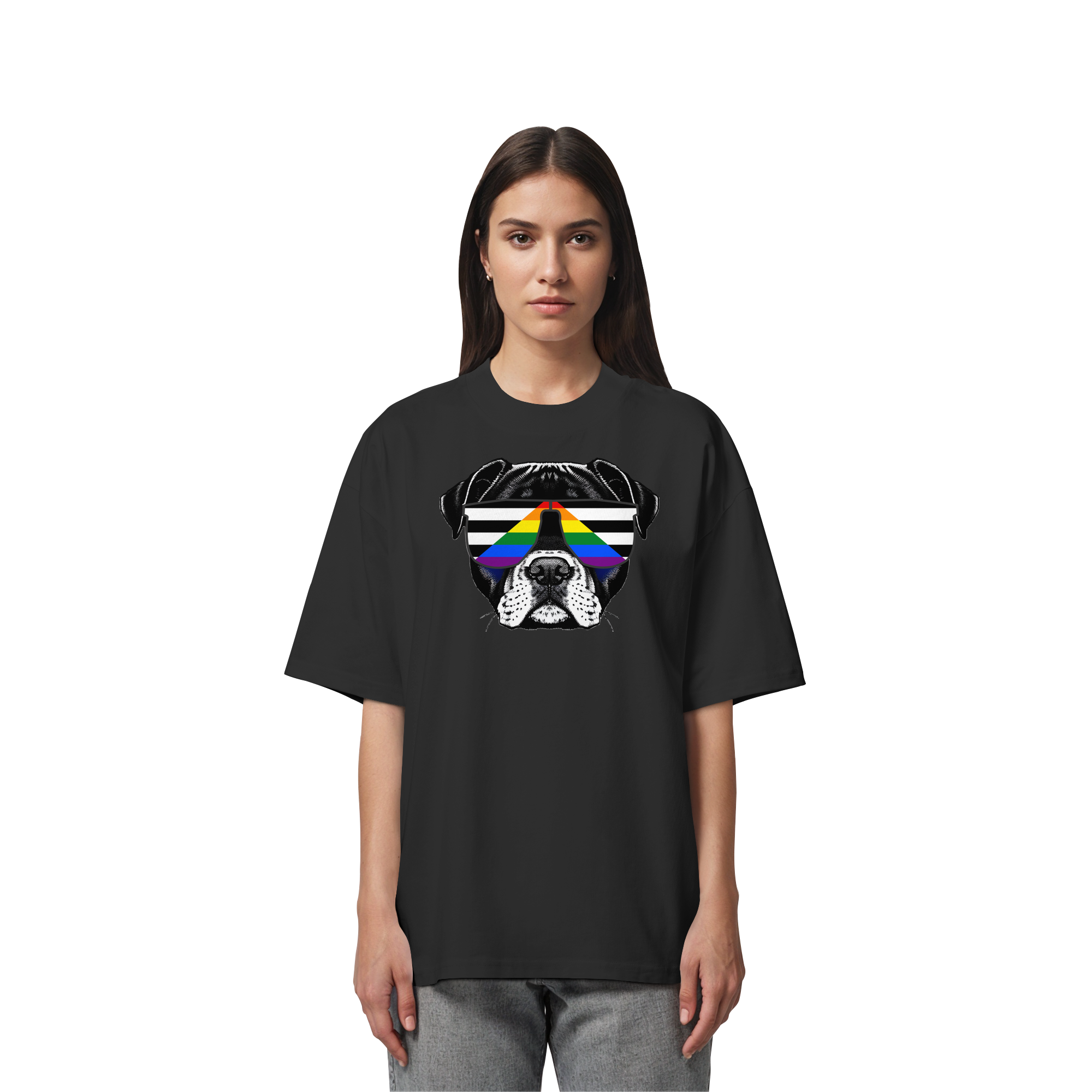 Straight Ally Doggo - Organic Oversize Shirt