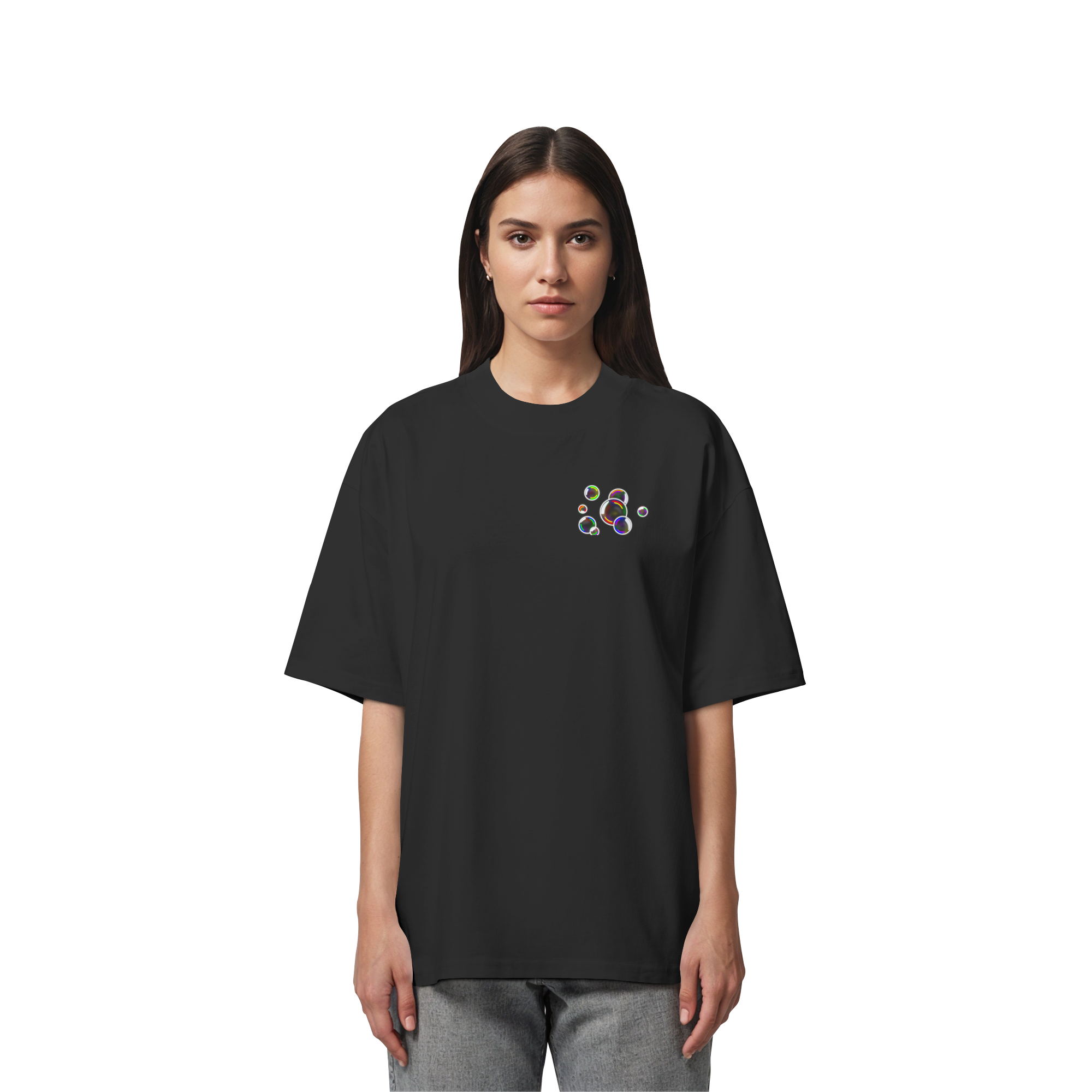 Regenbogen Seifenblasen - Organic Oversize Shirt