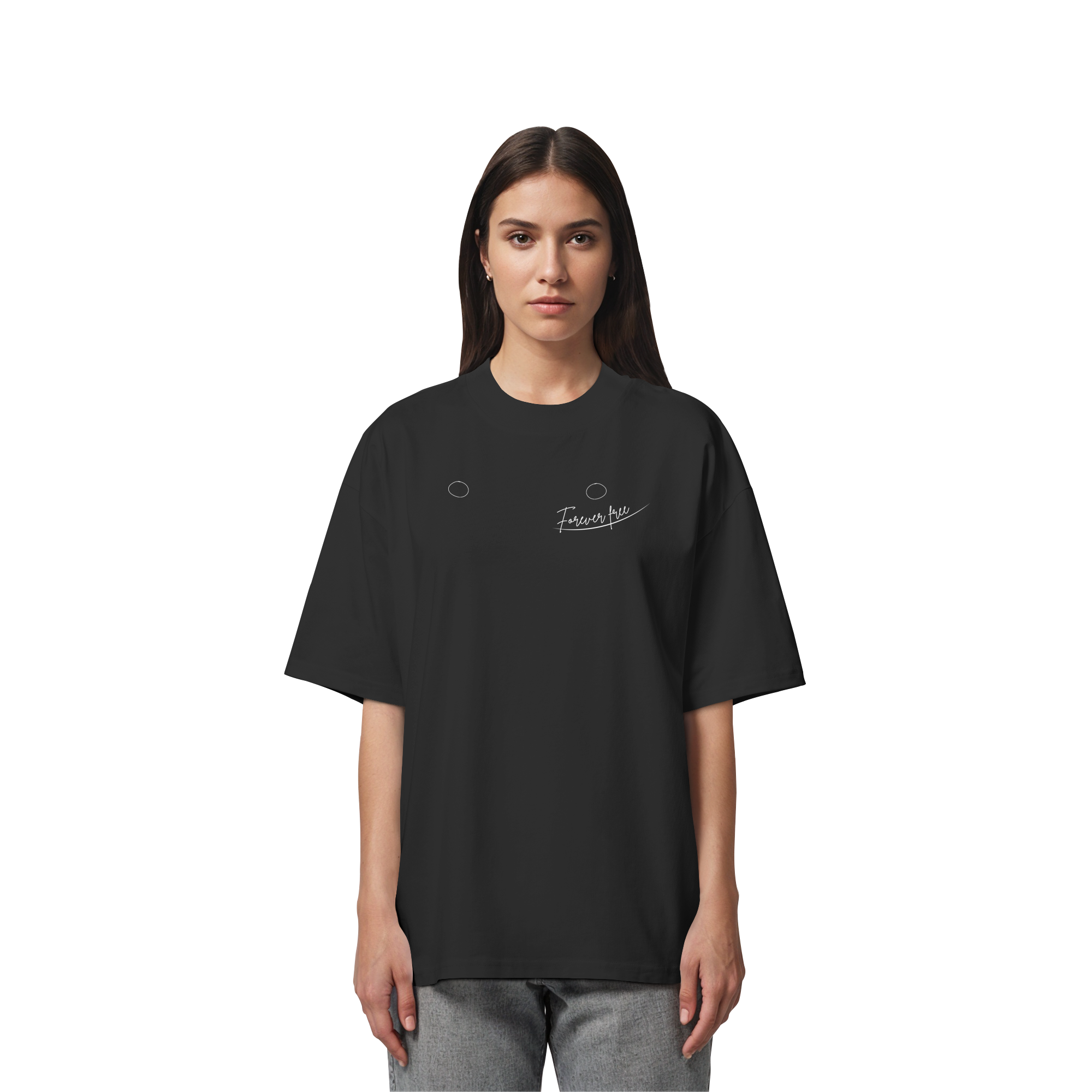 Forever Free nach Mastektomie "linksseitige Edition" - Organic Oversize Shirt