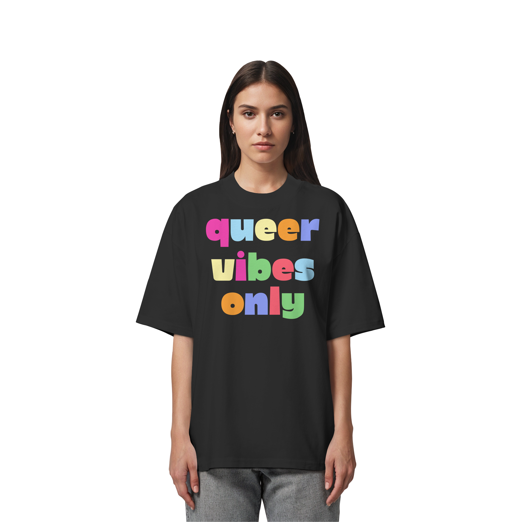 Queer Vibes Only - Organic Oversize Shirt