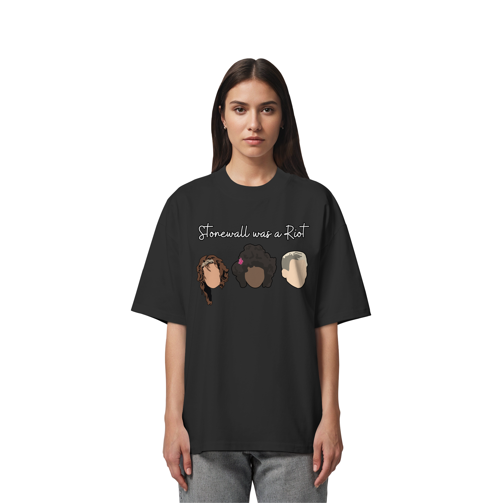 Stonewall was a Riot "Icons Edition" (dunkel) - Organic Oversize Shirt
