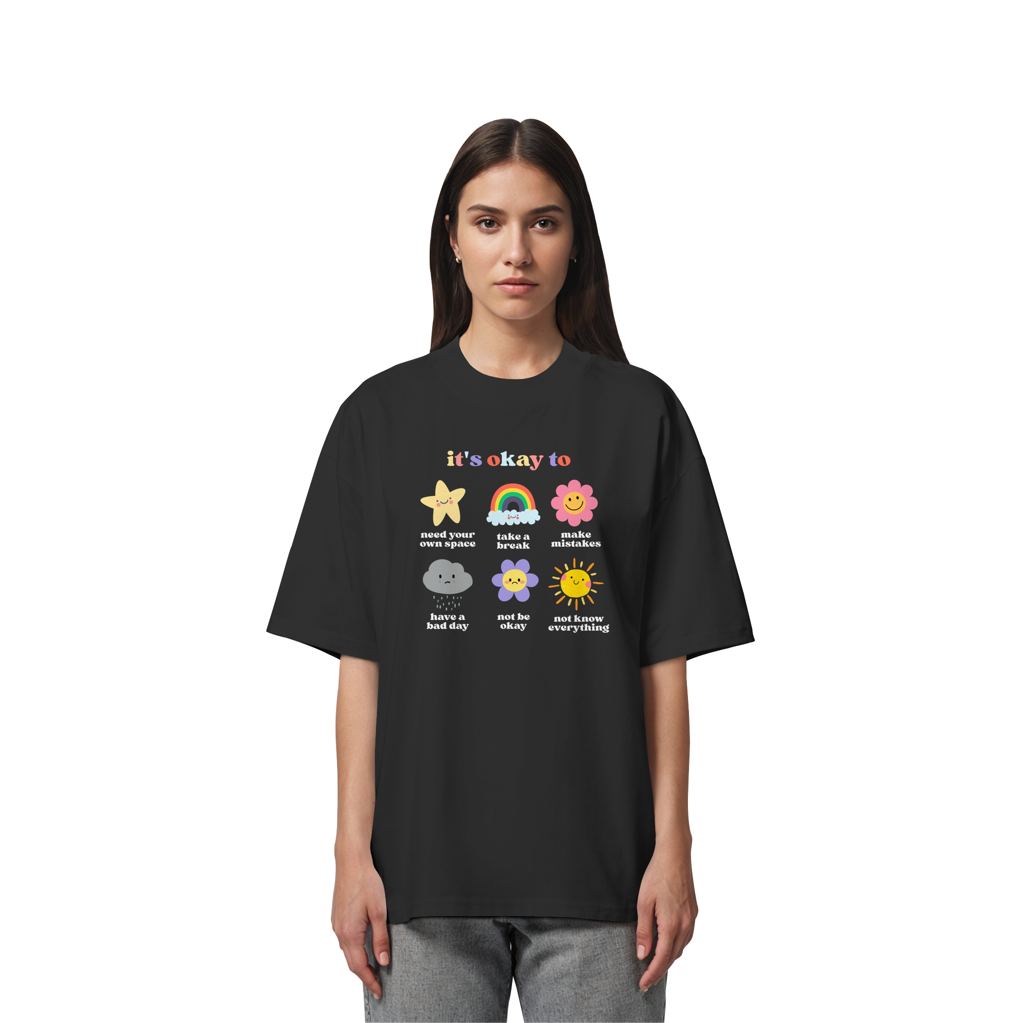 it's okay to... - Organic Oversize Shirt