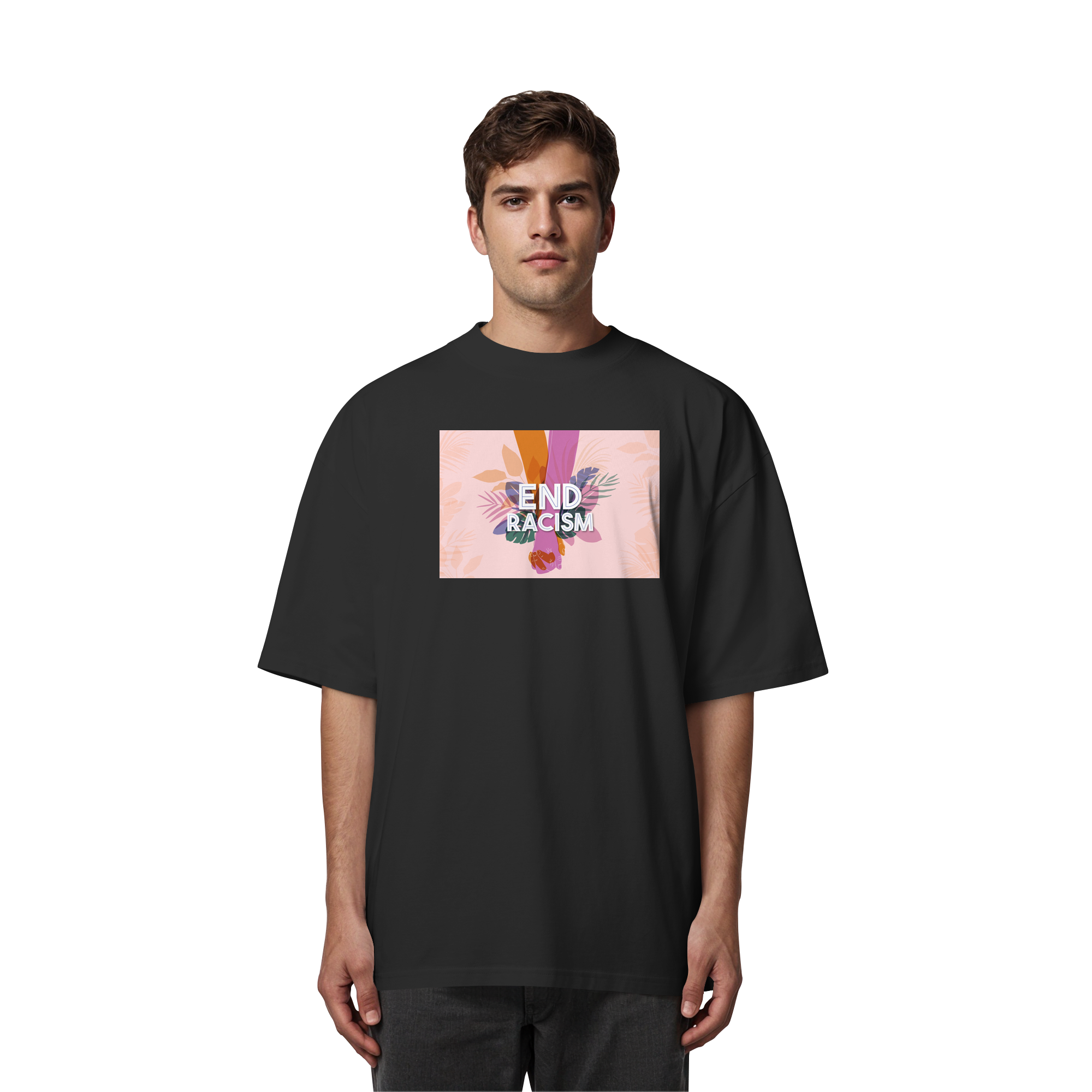 End Racism - Organic Oversize Shirt