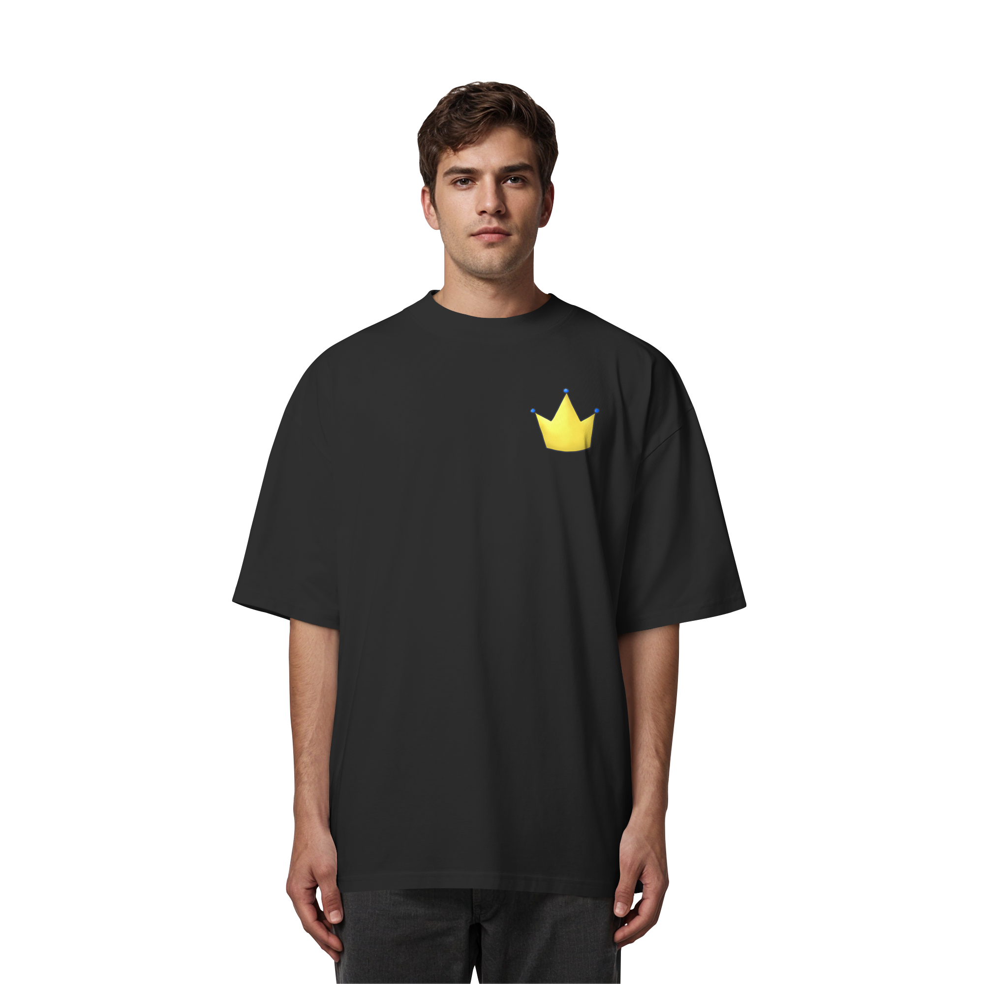 Survivor Queens Logo "Krone Edition" - Organic Oversize Shirt