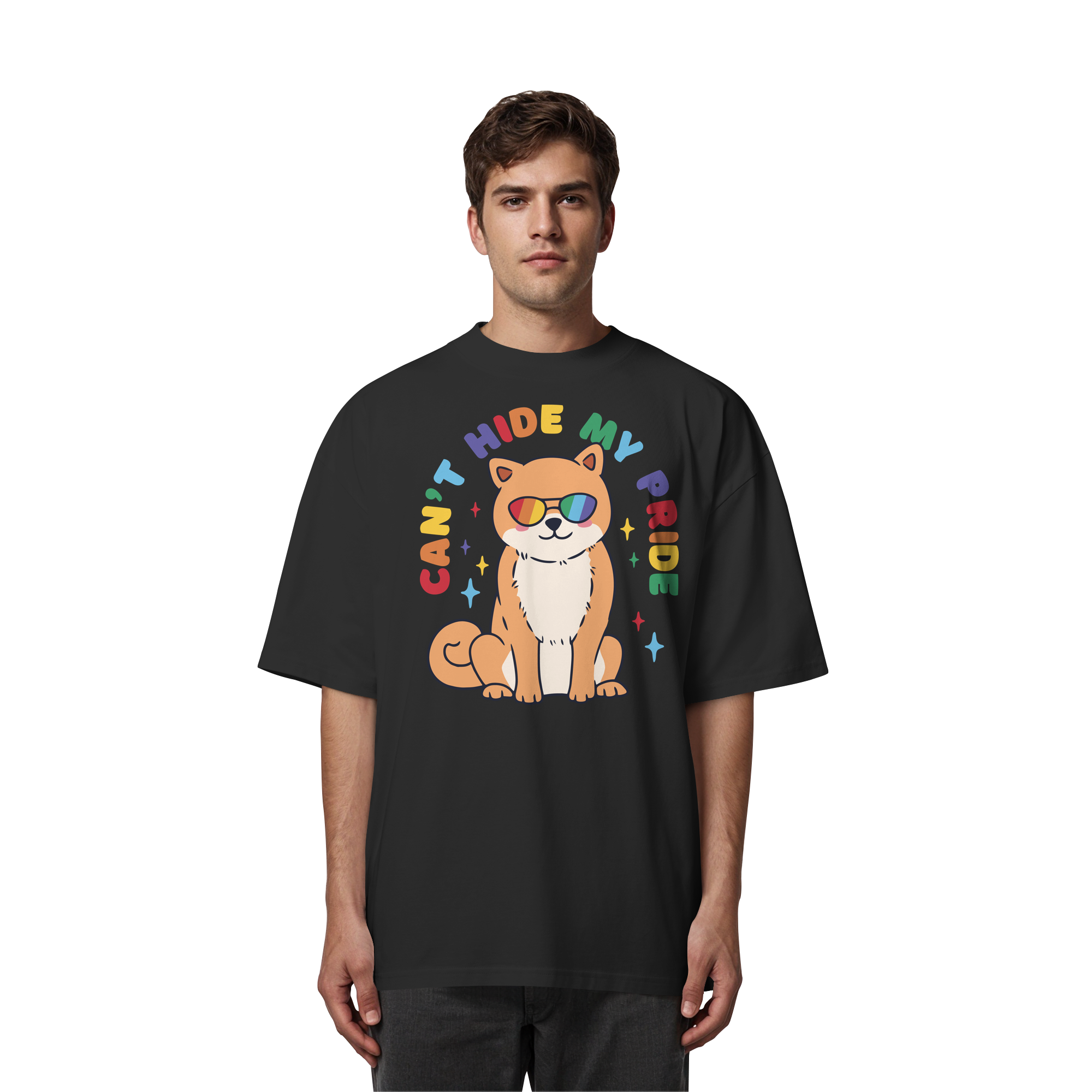Can't Hide my Pride Doggo - Organic Oversize Shirt