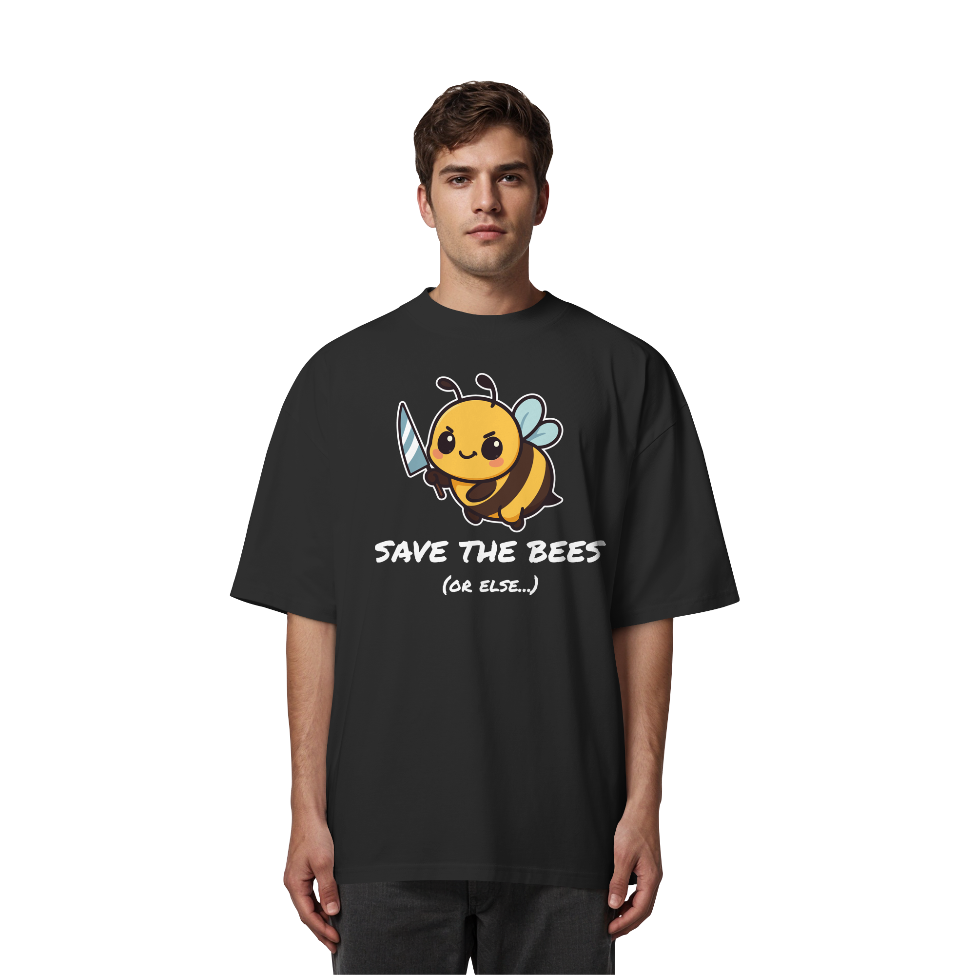 Save The Bees (or else...) - Organic Oversize Shirt