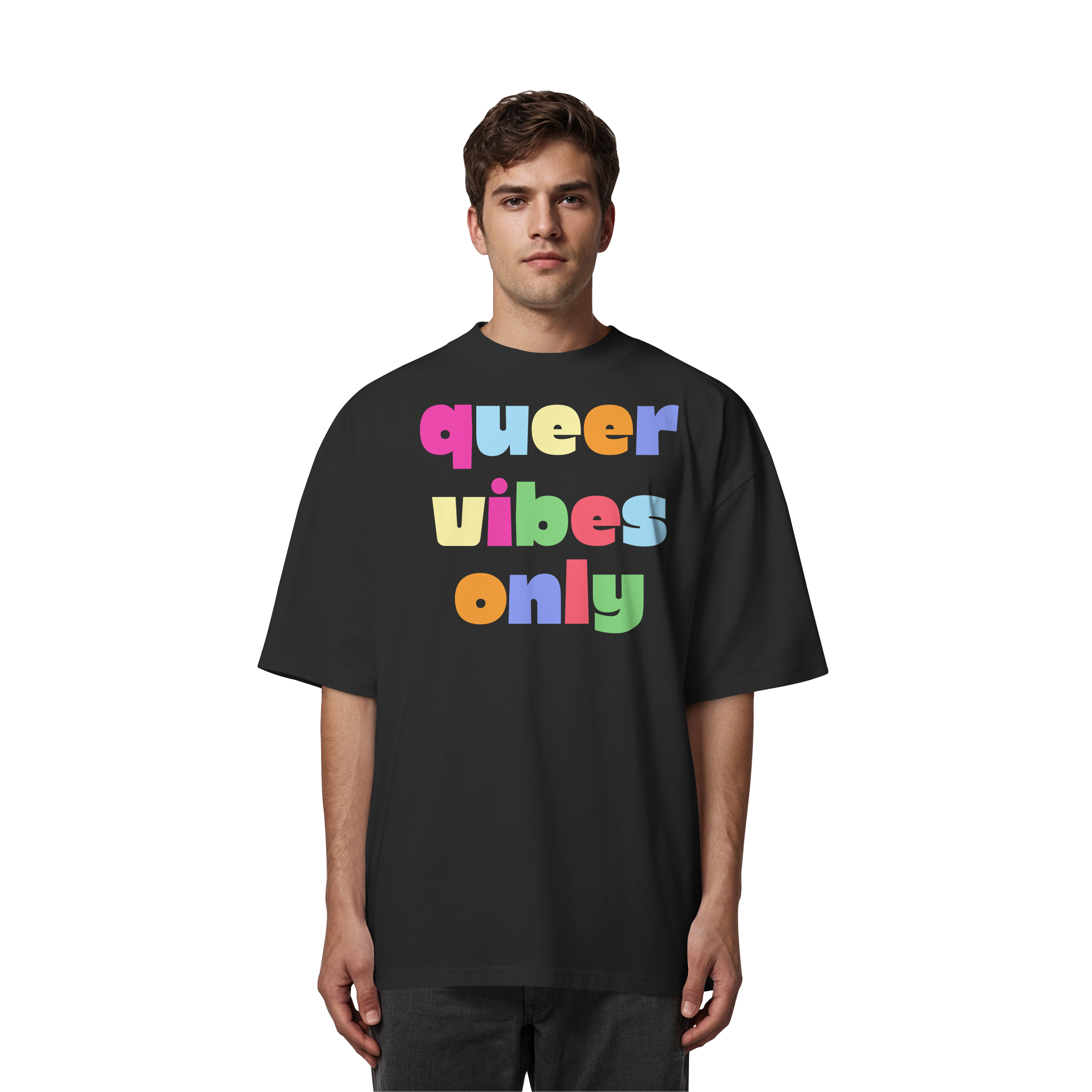 Queer Vibes Only - Organic Oversize Shirt