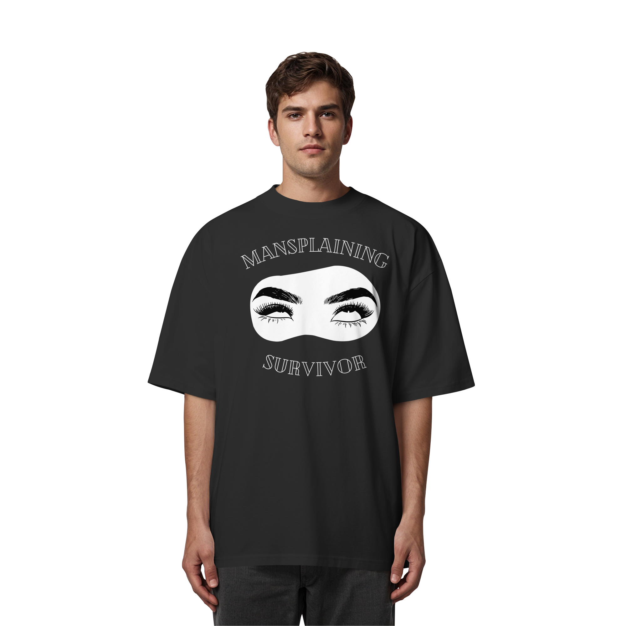 Mansplaining Survivor - Organic Oversize Shirt