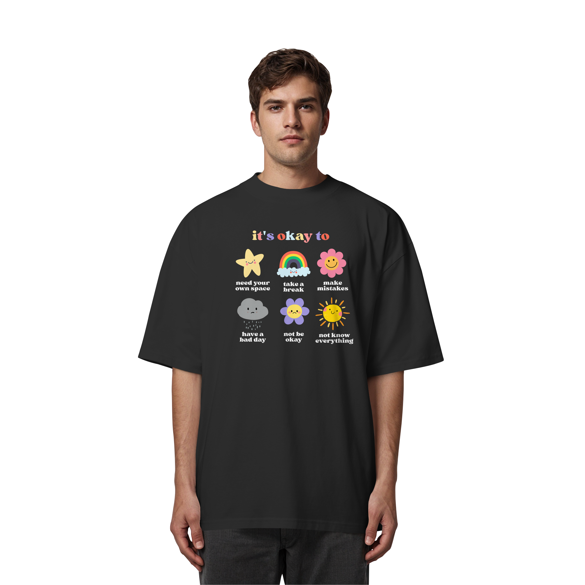 it's okay to... - Organic Oversize Shirt
