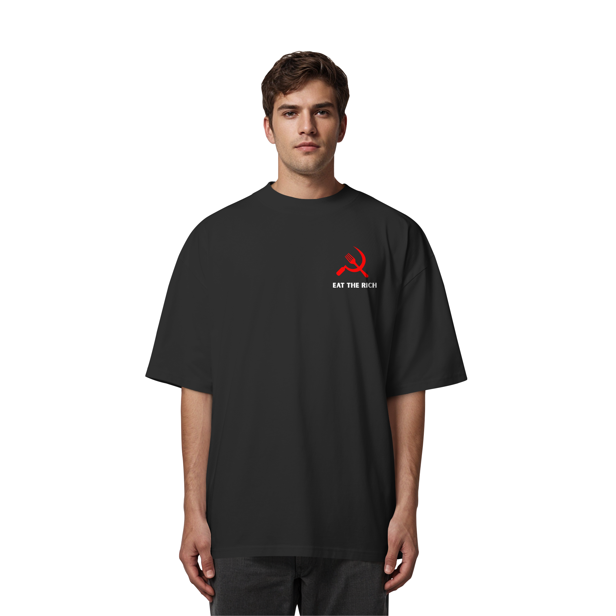 Eat the Rich "Gabel & Sichel Edition" - Organic Oversize Shirt