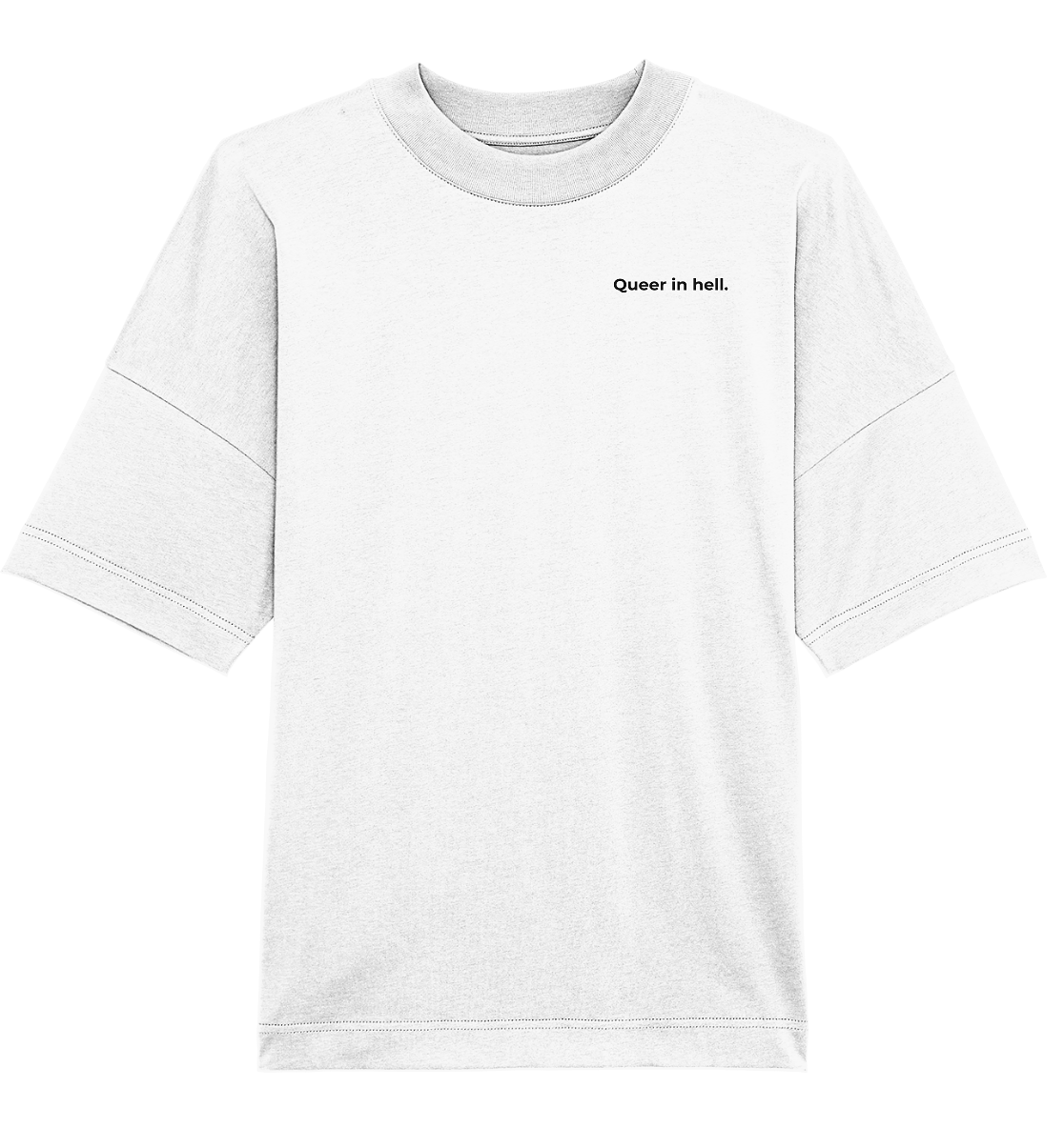 Queer in Hell '25 Backprint Oversize Shirt