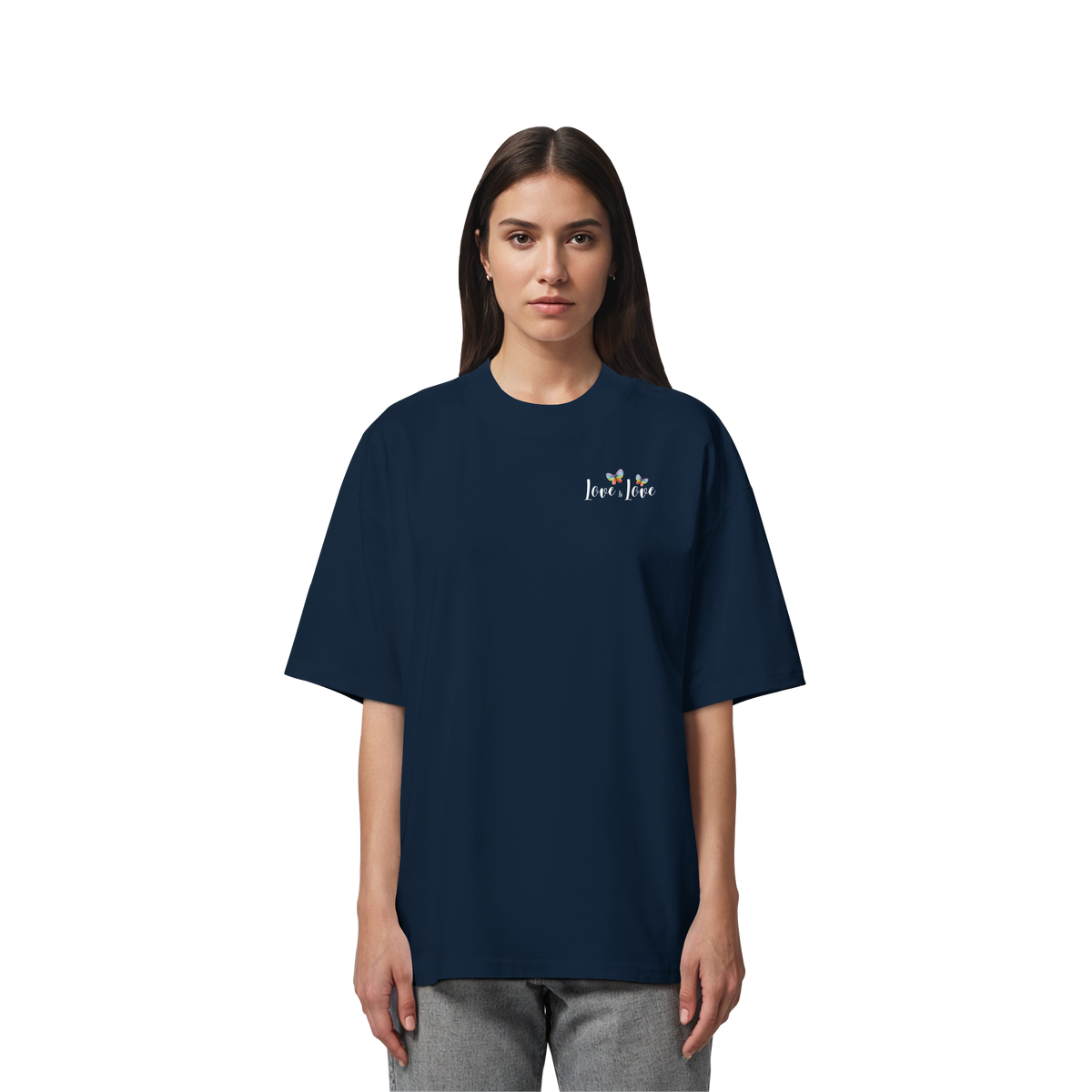 Love is Love "Butterfly Edition" - Organic Oversize Shirt